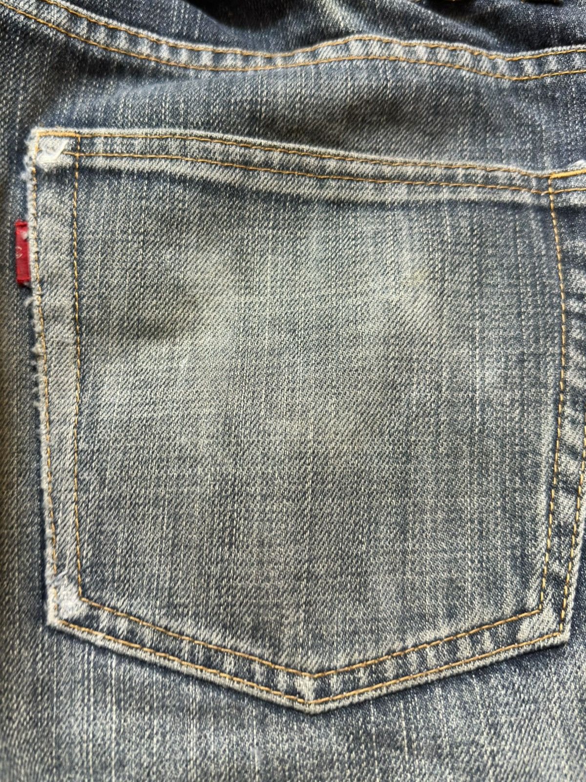 Beams Japan Vintage Beams Mudwash Ripped Distressed Denim Size US 35 - 6 Thumbnail
