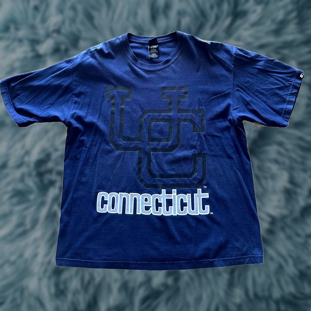 Starter VINTAGE Starter Shirt Mens L Blue 90s UConn Huskies Larg University Team Logo Tee Size US L / EU 52-54 / 3 - 1 Thumbnail