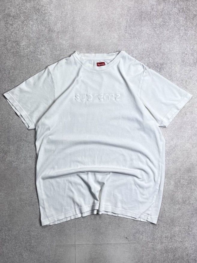 Supreme Vintage Supreme Embroidery Boxy T-shirt Y2K XL Size US XL / EU 56 / 4 - 1 Thumbnail