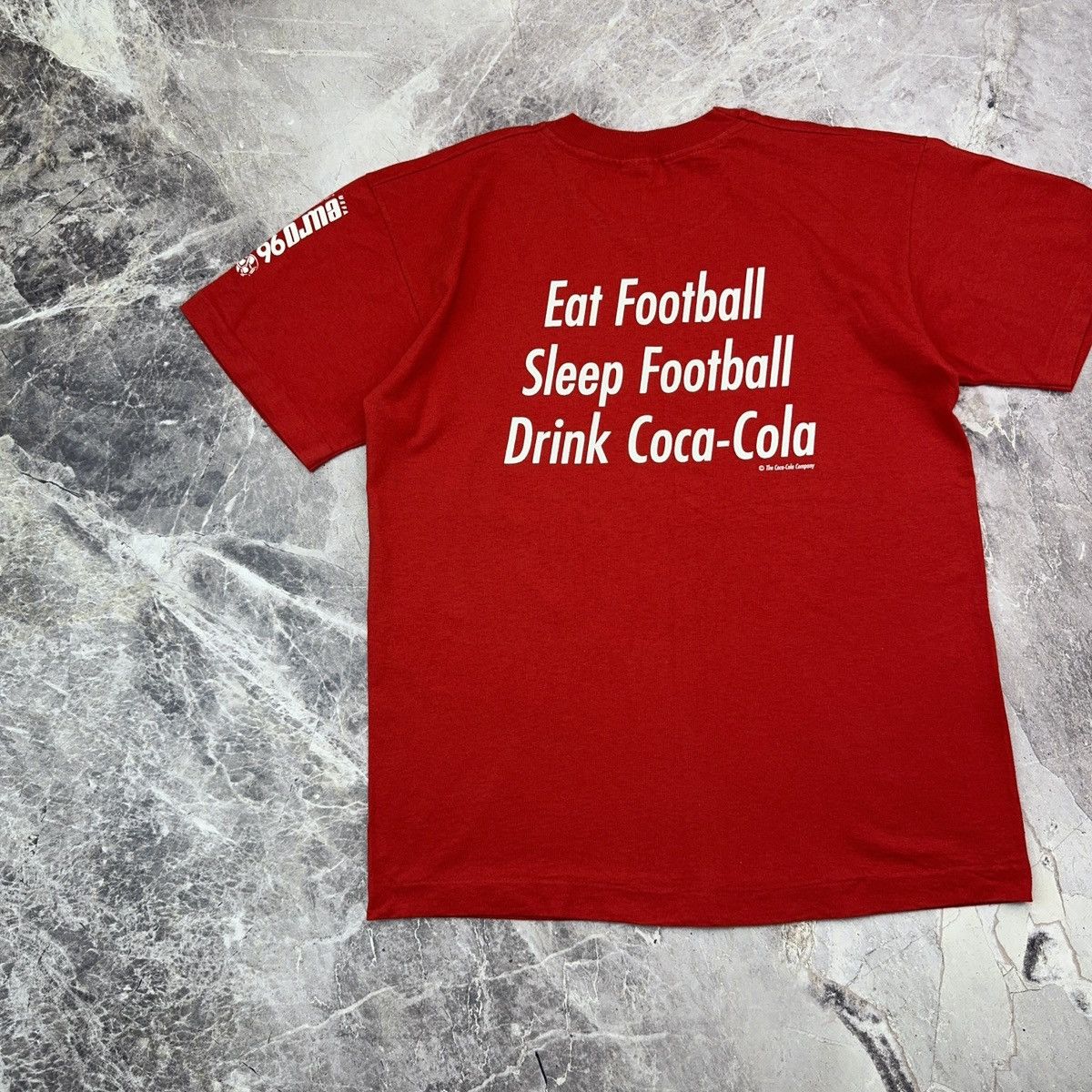 Coca Cola × Vintage Vintage Coca Cola T shirt Uefa Euro 96 Promo 1994 XL Soccer Size US XL / EU 56 / 4 - 15 Thumbnail