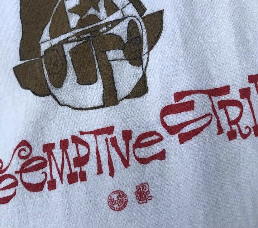 Rap Tees 1998 DJ Shadow "Preemptive Strike” promo shirt. Size US XL / EU 56 / 4 - 3 Thumbnail