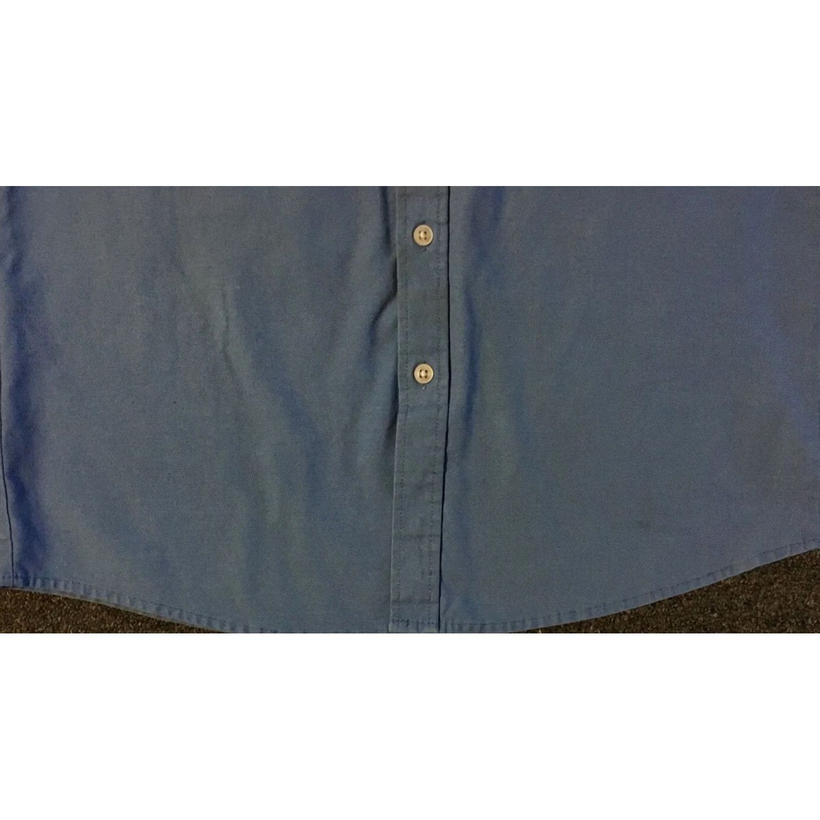 Dickies VINTAGE Dickies Work Shirt Long Sleeve M Blue 90s Biker Trucker Grunge Punk Retro Logo Pocket Shirt Mens Size US M / EU 48-50 / 2 - 3 Thumbnail