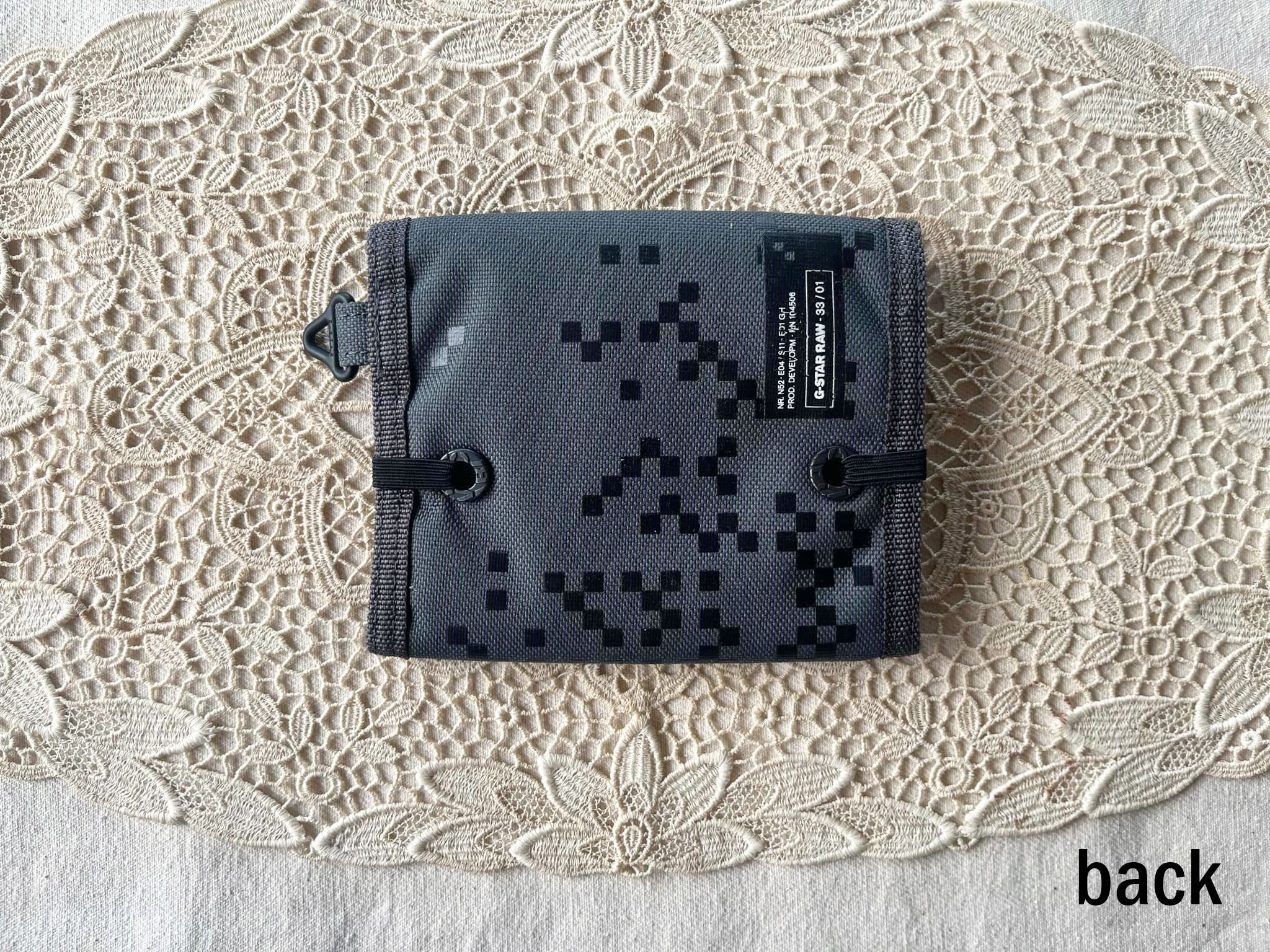 G-Star G-STAR RAW Trifold wallet with elastic strap closure Size ONE SIZE - 3 Thumbnail