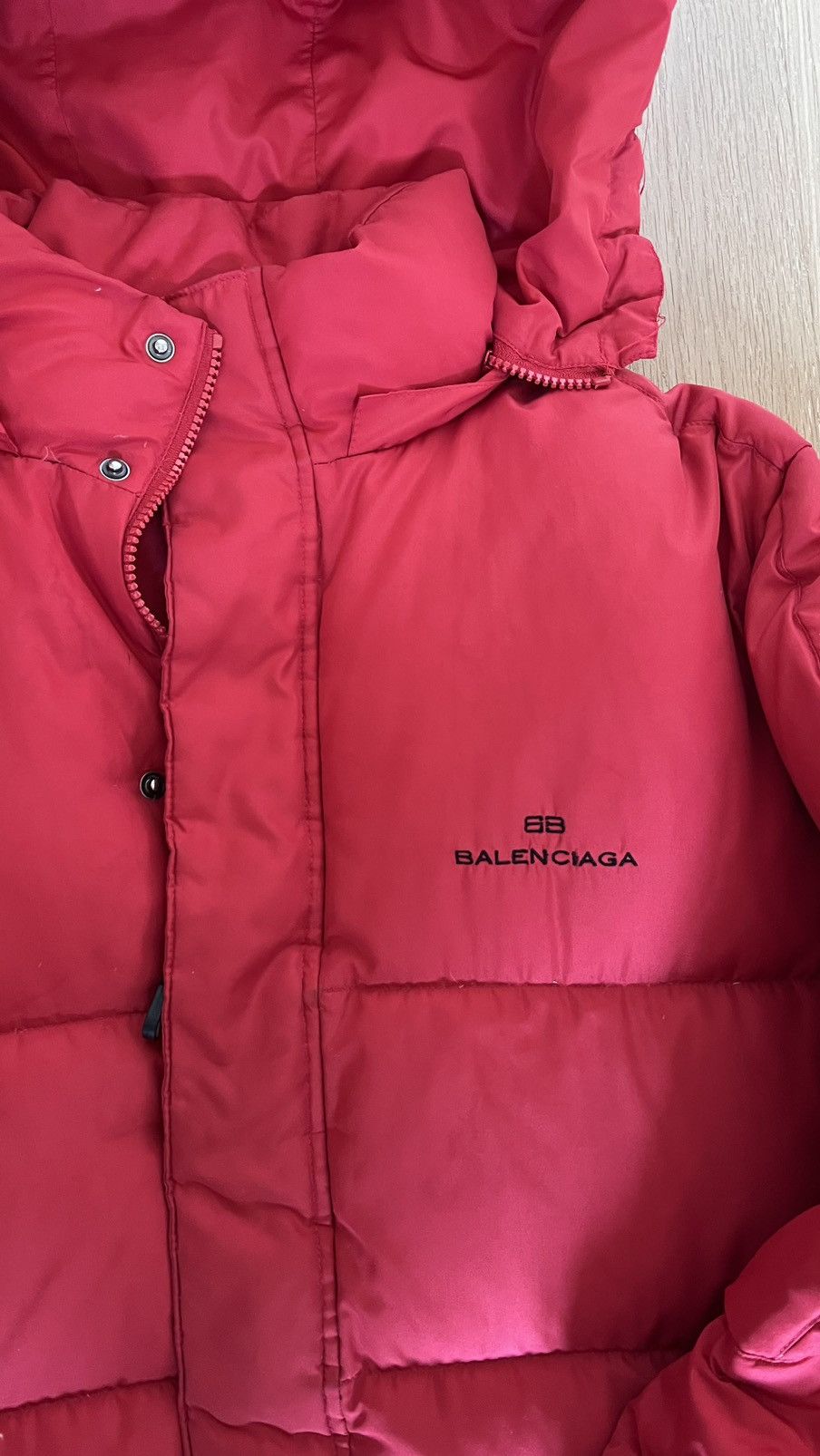 Balenciaga Balenciaga Check Plaid Logo Puffer Jacket Size US XL / EU 56 / 4 - 2 Thumbnail
