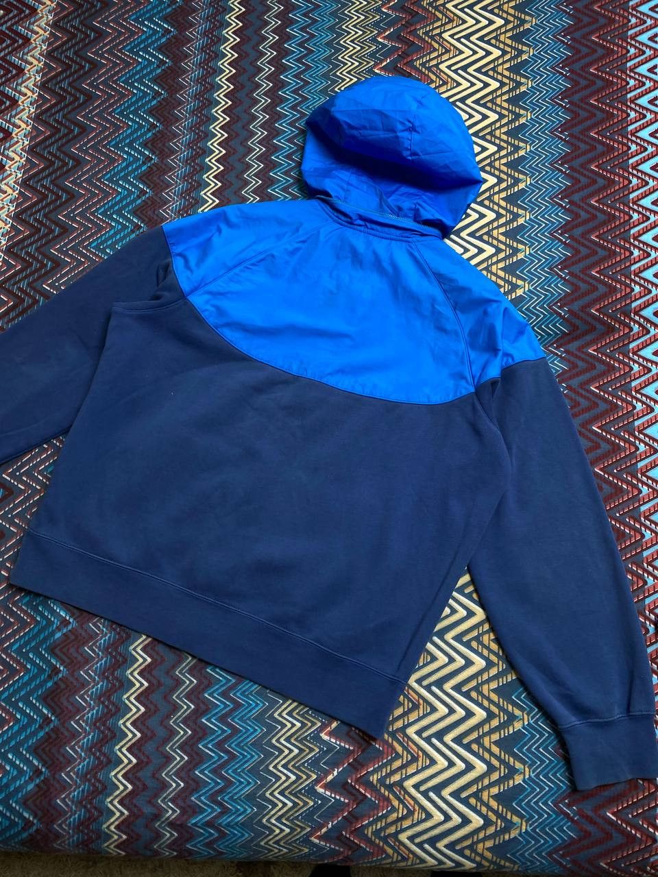 Nike × Vintage Vintage Nike Air Box Logo Zip Up Hoodie Size US XL / EU 56 / 4 - 13 Thumbnail