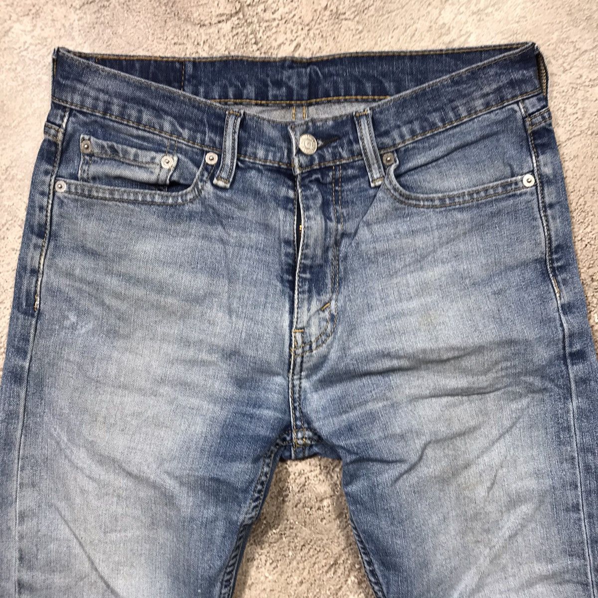 Vintage Vintage 90s Levis Distressed Baggy Jeans Grunge Thrashed 31 Size US 31 - 3 Thumbnail