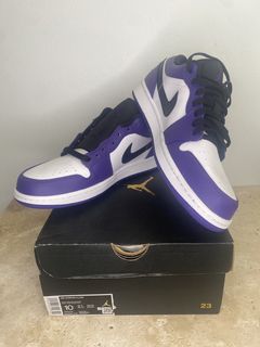 Air Jordan 1 Low Court Purple