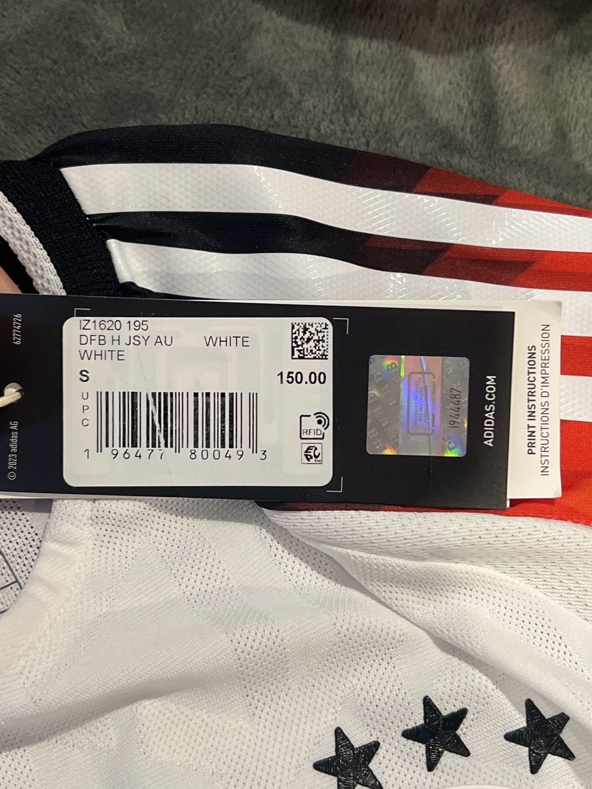 Adidas Germany Home Jersey 2024 Size US S / EU 44-46 / 1 - 5 Thumbnail