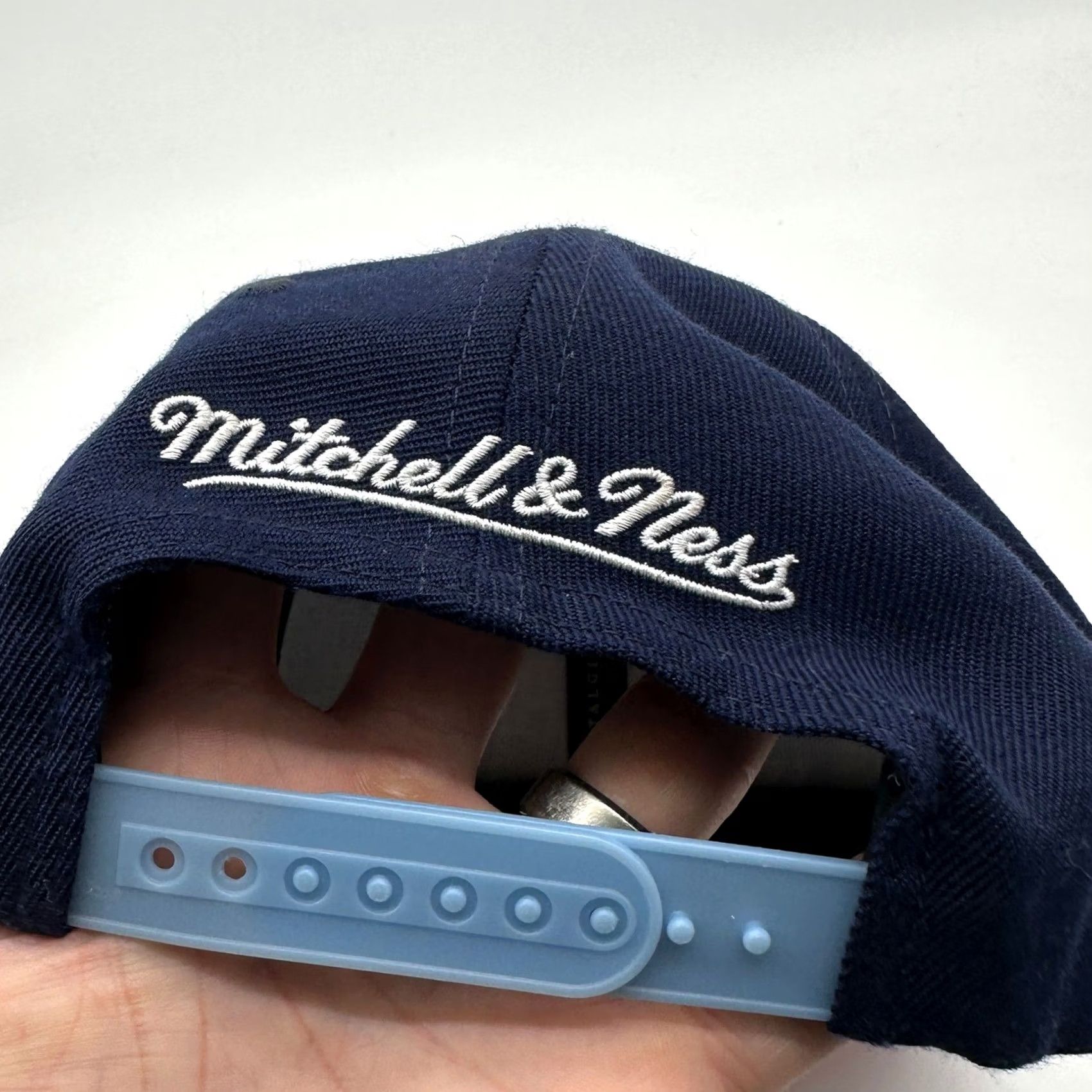 Mitchell & Ness Houston Rockets Mens Baseball Hats OS Blue Wool Blend Snap Back Mitchell Ness Size ONE SIZE - 6 Thumbnail