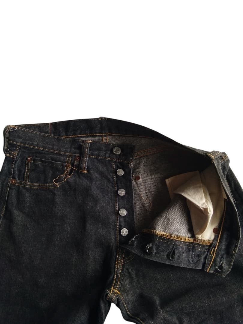 Kapital FAB FOUR 5109XX SELVEDGE SKULL BUTTON FLY RAW JAPANESE DENIM Size US 32 / EU 48 - 10 Thumbnail