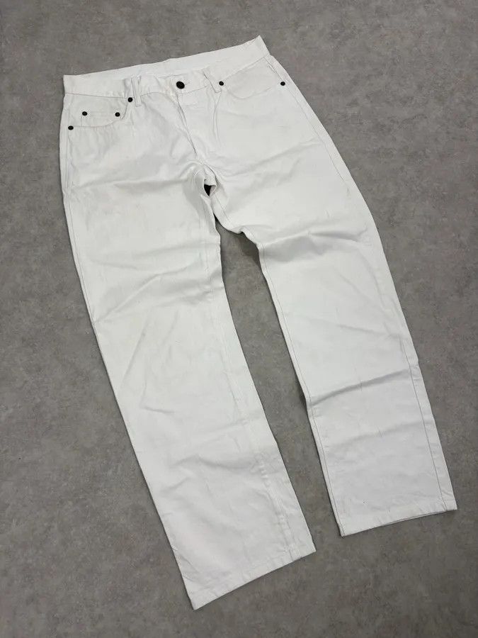Gucci 2000s Gucci White Minimalist Denim Jeans Size US 32 / EU 48 - 5 Thumbnail