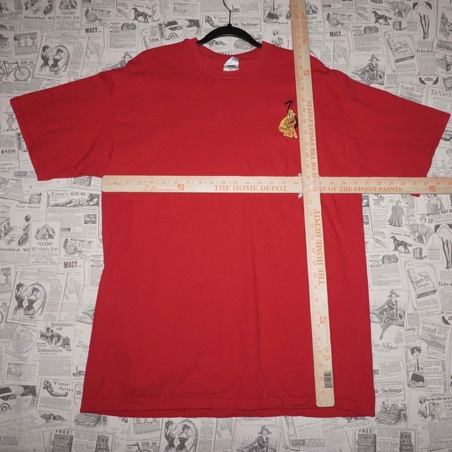 Disney XL - Vintage Y2K Disneyland 90s kidcore Pluto pocket t-shirt Size US XL / EU 56 / 4 - 5 Thumbnail