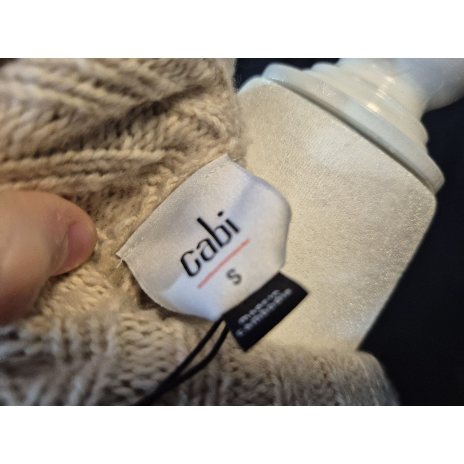 Other New With Tag Cabi Wheat Beige Cotton Blend Steady Cardigan S Size S / US 4 / IT 40 - 4 Thumbnail