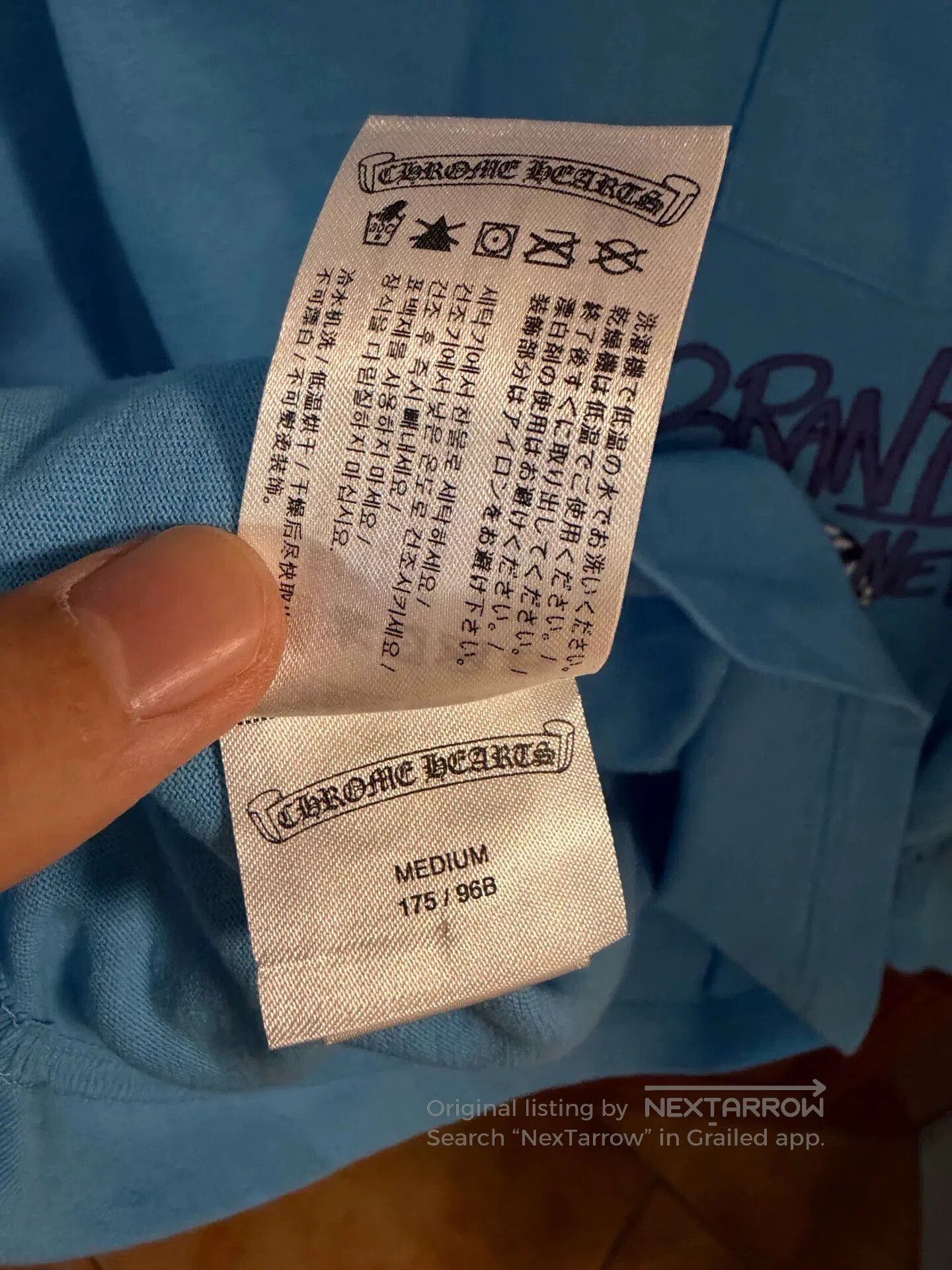 Chrome Hearts chrome hearts blue long sleeve sweatshirt. Size US M / EU 48-50 / 2 - 5 Thumbnail