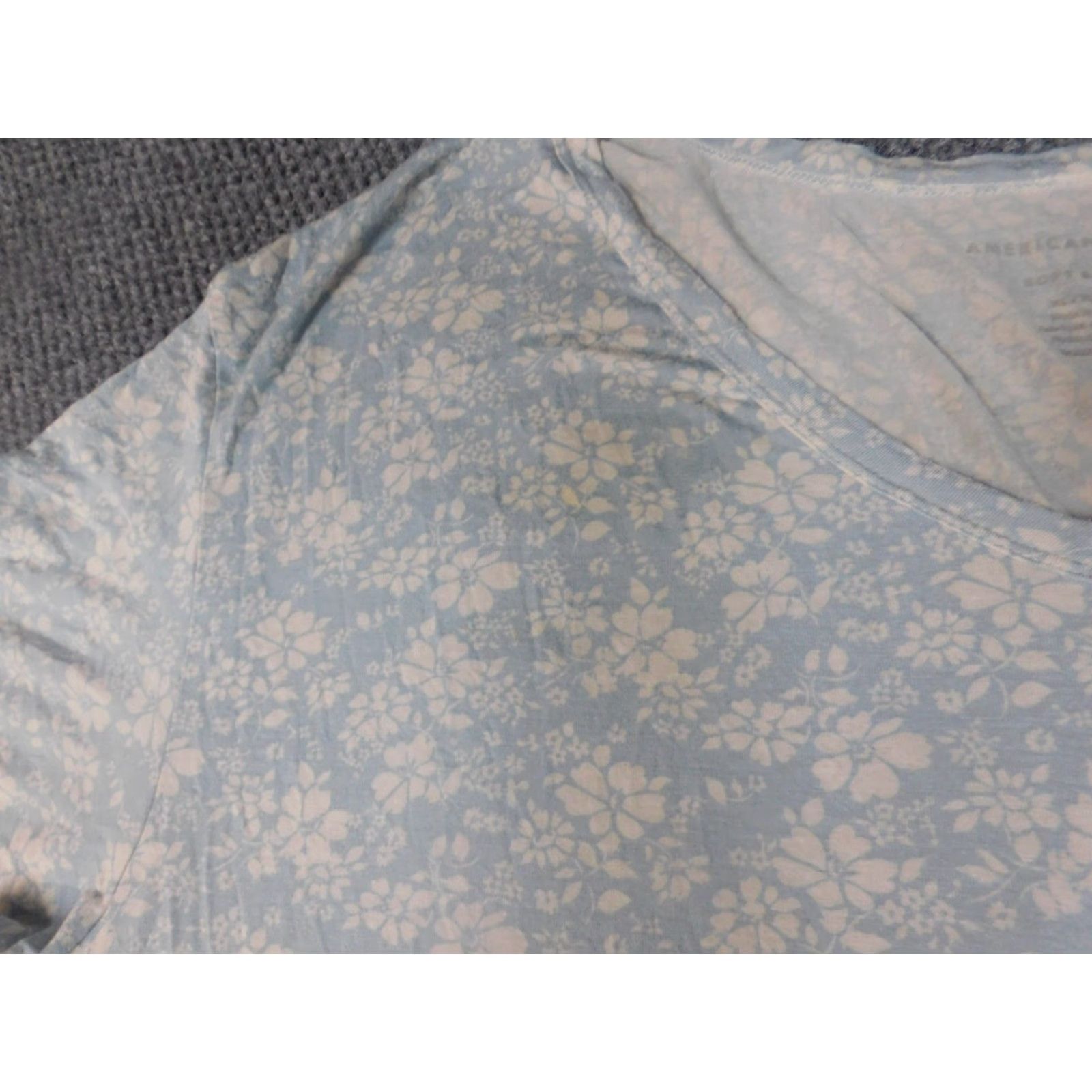 American Eagle Outfitters American Eagle Outfitters Blouse Shirt XL Blue Raglan Short Sleeve Modal Knit Solid Pocket Modern Casual Mens? No, Womens XL Blue Blouse with Pocket Size XL / US 12-14 / IT 48-50 - 4 Thumbnail