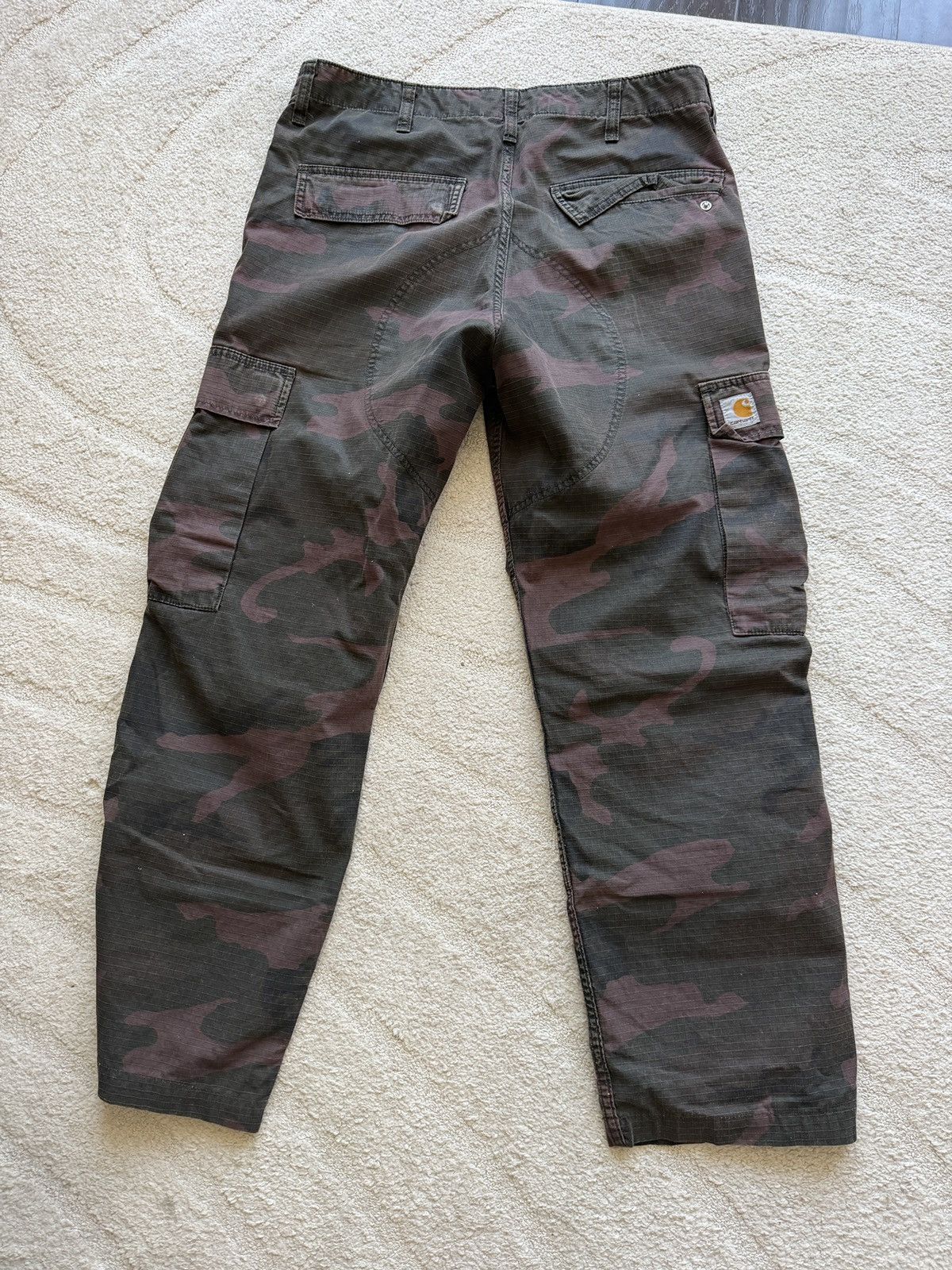 Carhartt Wip Purple camp carhart cargo pants Size US 31 - 2 Thumbnail