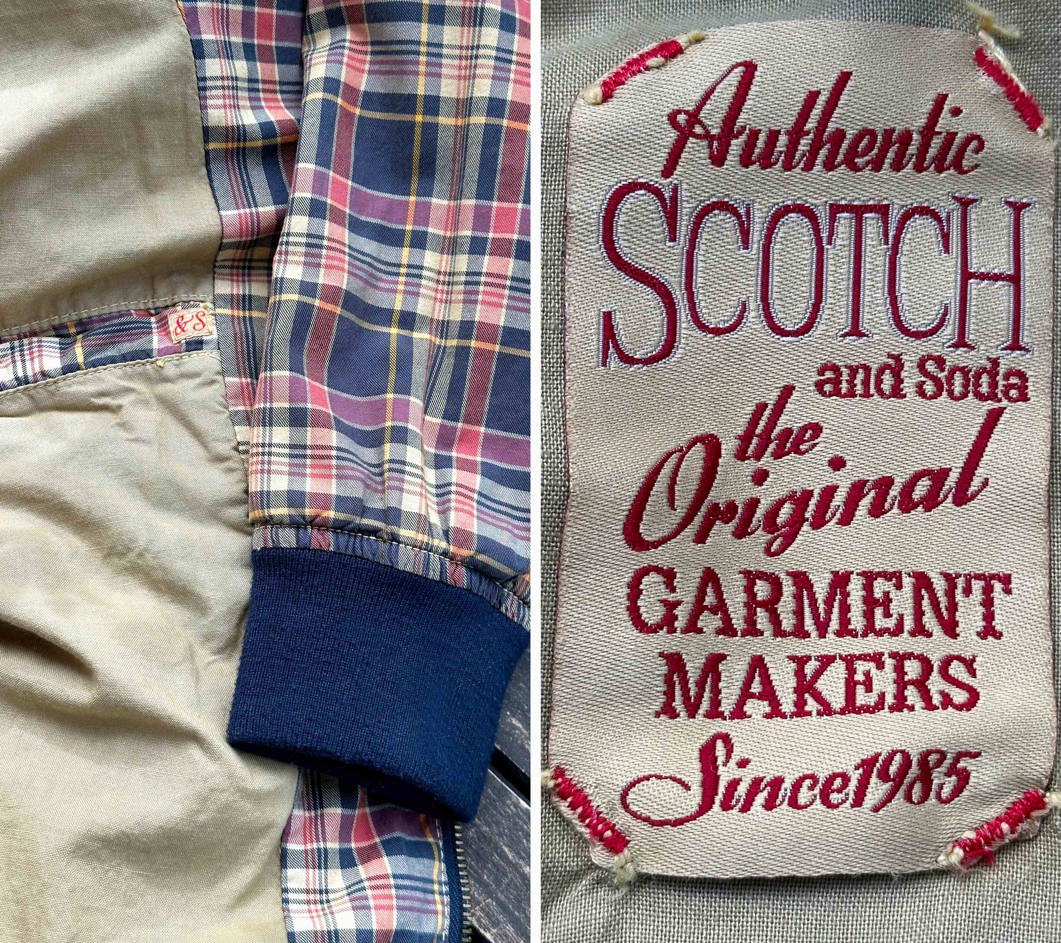 Scotch & Soda Vintage Scotch & Soda Plaid Bomber Jacket - Timeless Retro Size US L / EU 52-54 / 3 - 8 Thumbnail