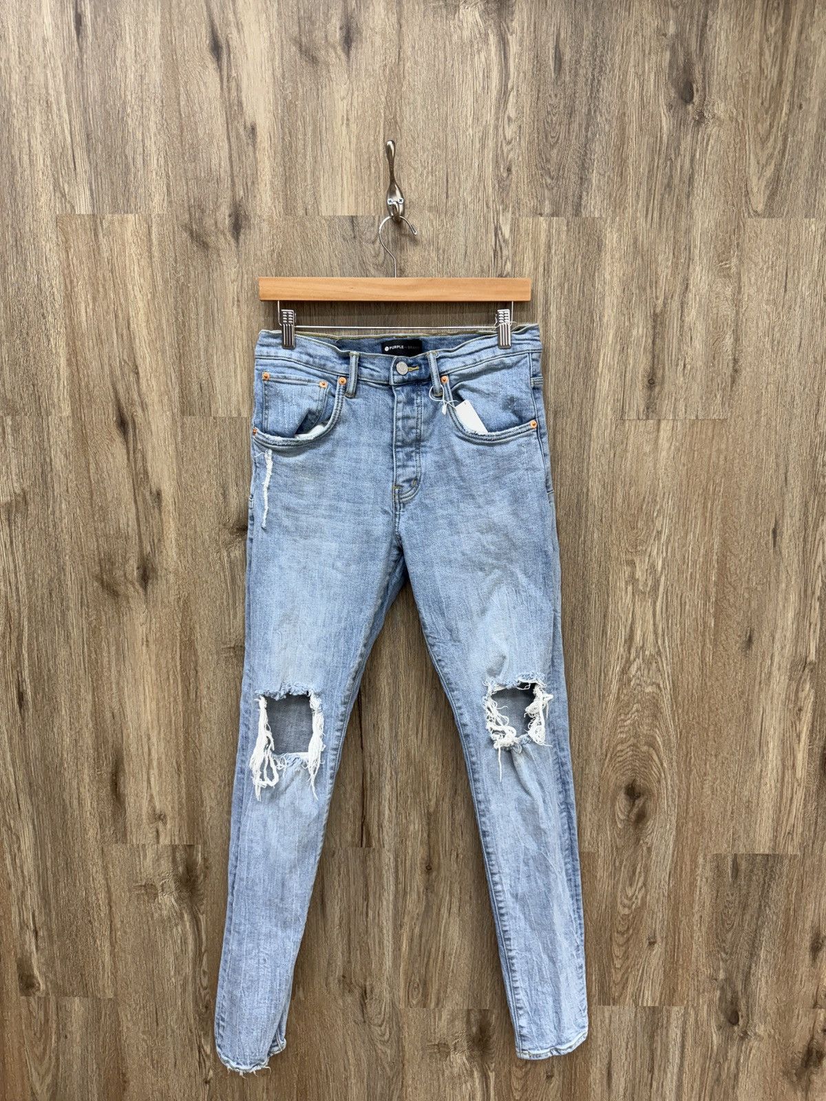 Purple Purple Brand Blue Denim Jeans Size US 32 / EU 48 - 1 Thumbnail