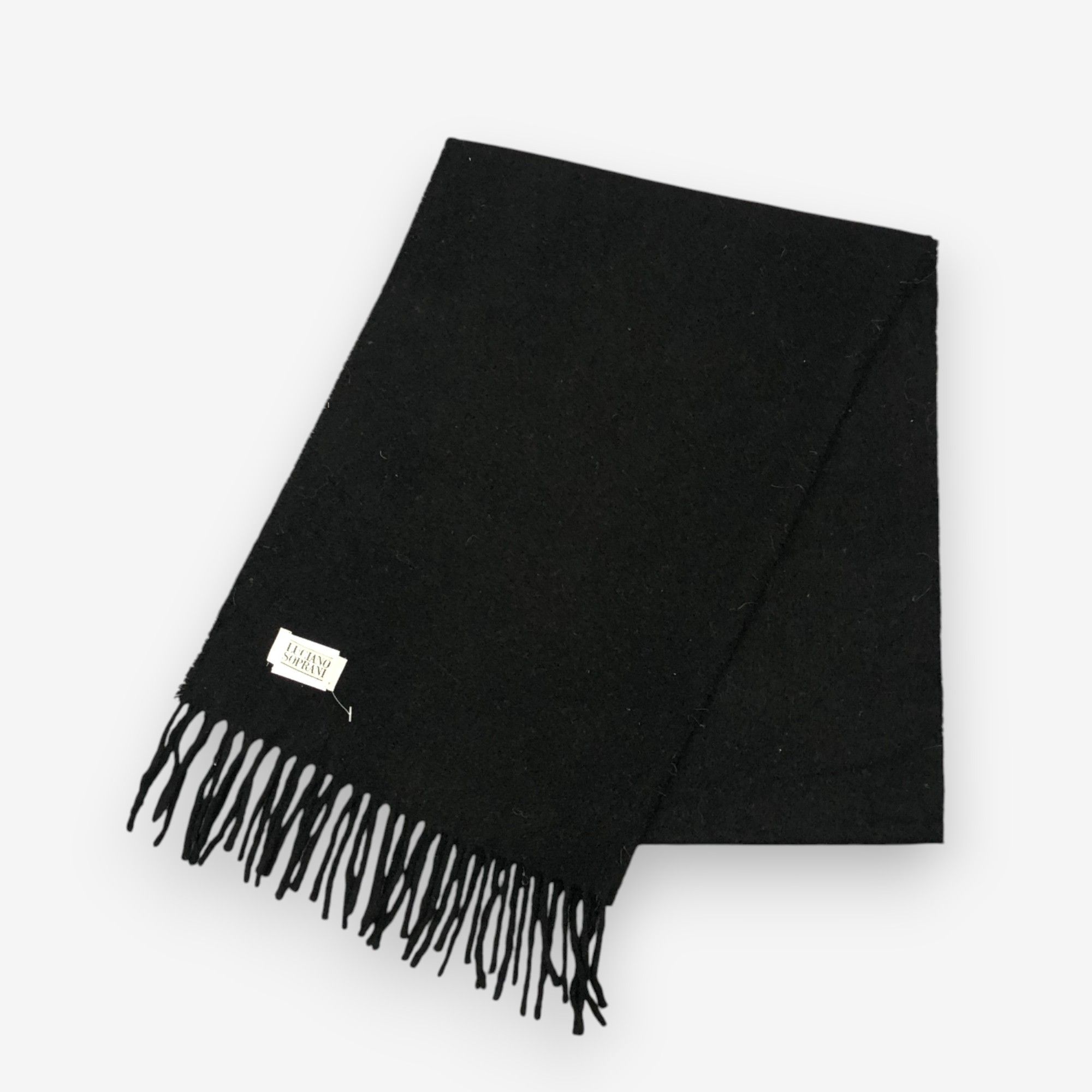 Japanese Brand Vintage Luciano Soprani Scarf Muffler Wool Winter Scarves Size ONE SIZE - 3 Thumbnail