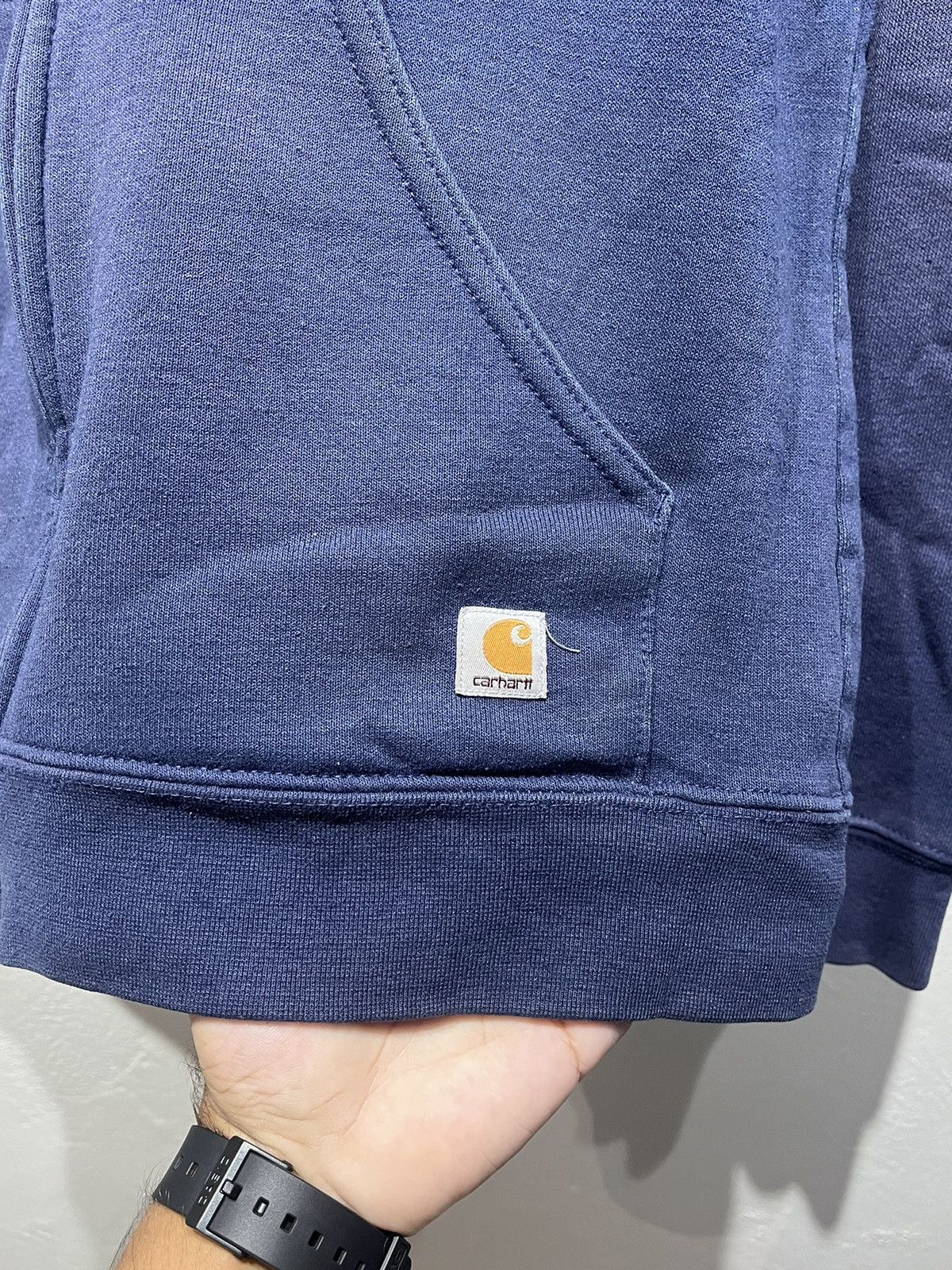 Carhartt × Carhartt Wip × Vintage Vintage Y2k Carhartt zip up hoodie Size M / US 6-8 / IT 42-44 - 4 Thumbnail