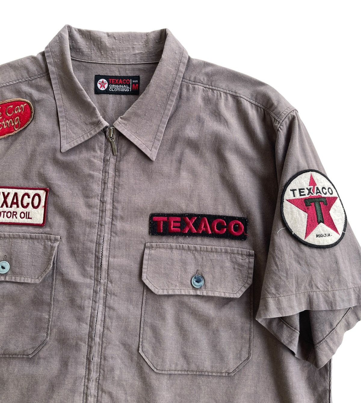 Vintage Vintage Texaco Zipper Workshirt Size US M / EU 48-50 / 2 - 8 Thumbnail