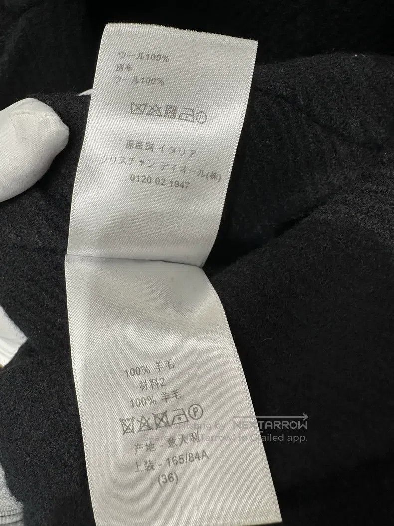 Dior Dior Black woollen coat Size XS / US 0-2 / IT 36-38 - 5 Thumbnail