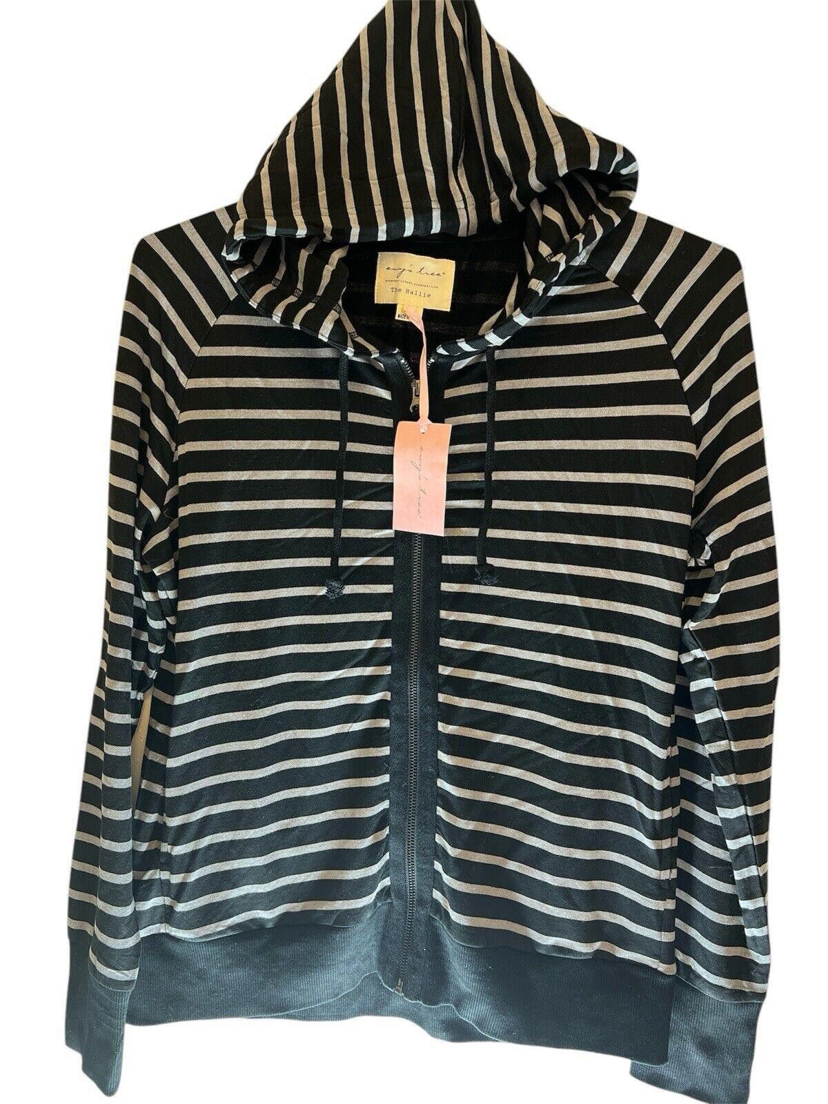 Designer Envy’s Tree Striped Hoodie Sz L The Hallie Size L / US 10 / IT 46 - 1 Thumbnail