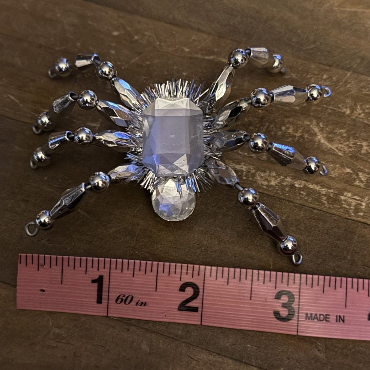 Other Large silver rhinestone spider brooch Size ONE SIZE - 2 Thumbnail