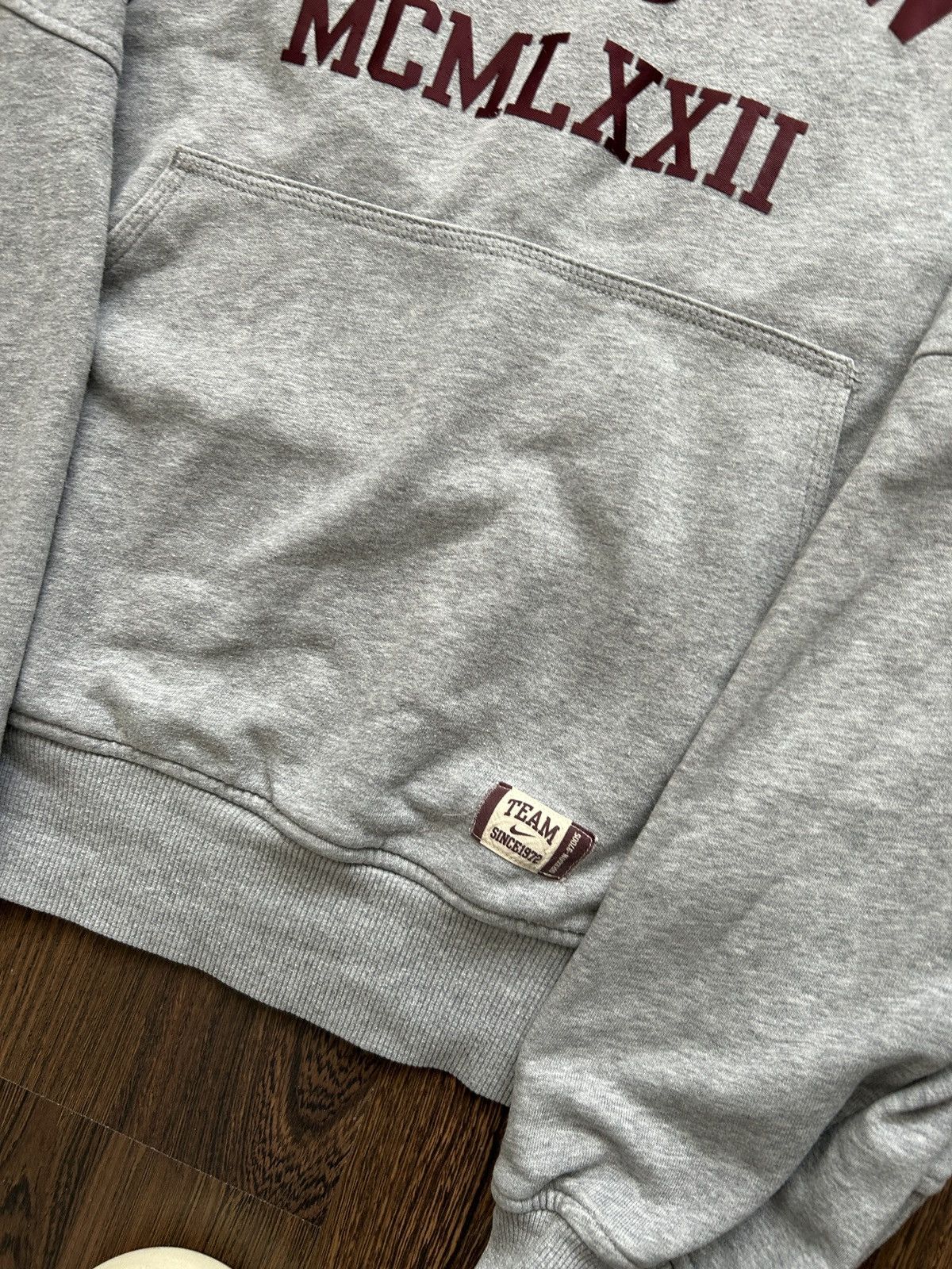 Nike × Vintage 🗿 NIKE TEAM OREGON CENTRAL SWOOSH SPELLOUT LOGO HOODIE Y2K Size US L / EU 52-54 / 3 - 3 Thumbnail
