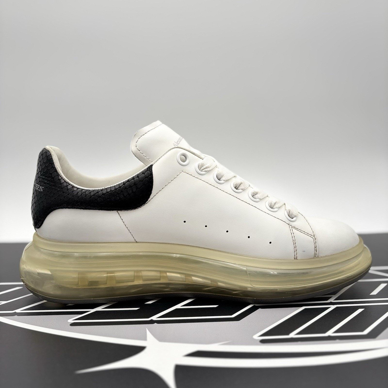 Alexander McQueen Alexander McQueen ' Transparent Sole, Snakeskin ' GREAT COND Size US 9 / EU 42 - 13 Thumbnail