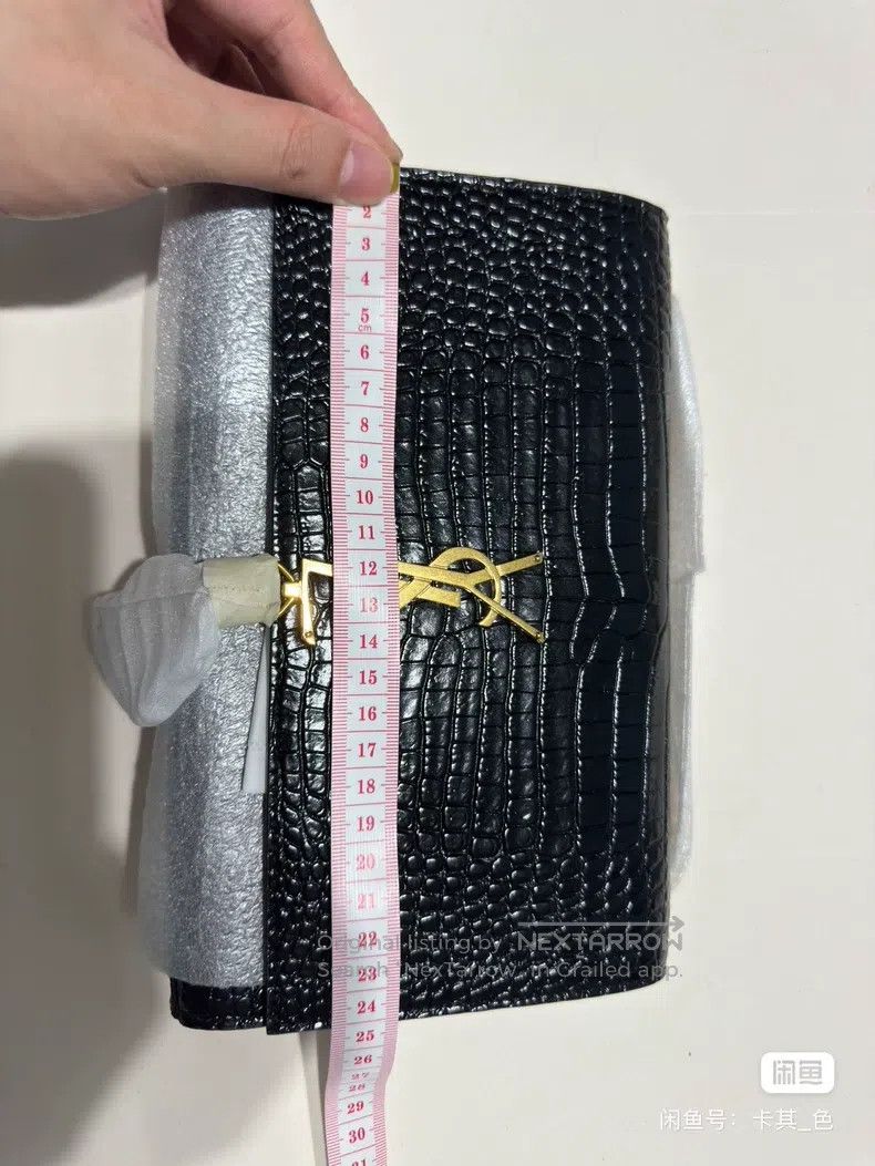 Saint Laurent Paris Saint Laurent Paris Fringed Embossed Chain Bag Crossbody Size ONE SIZE - 9 Thumbnail