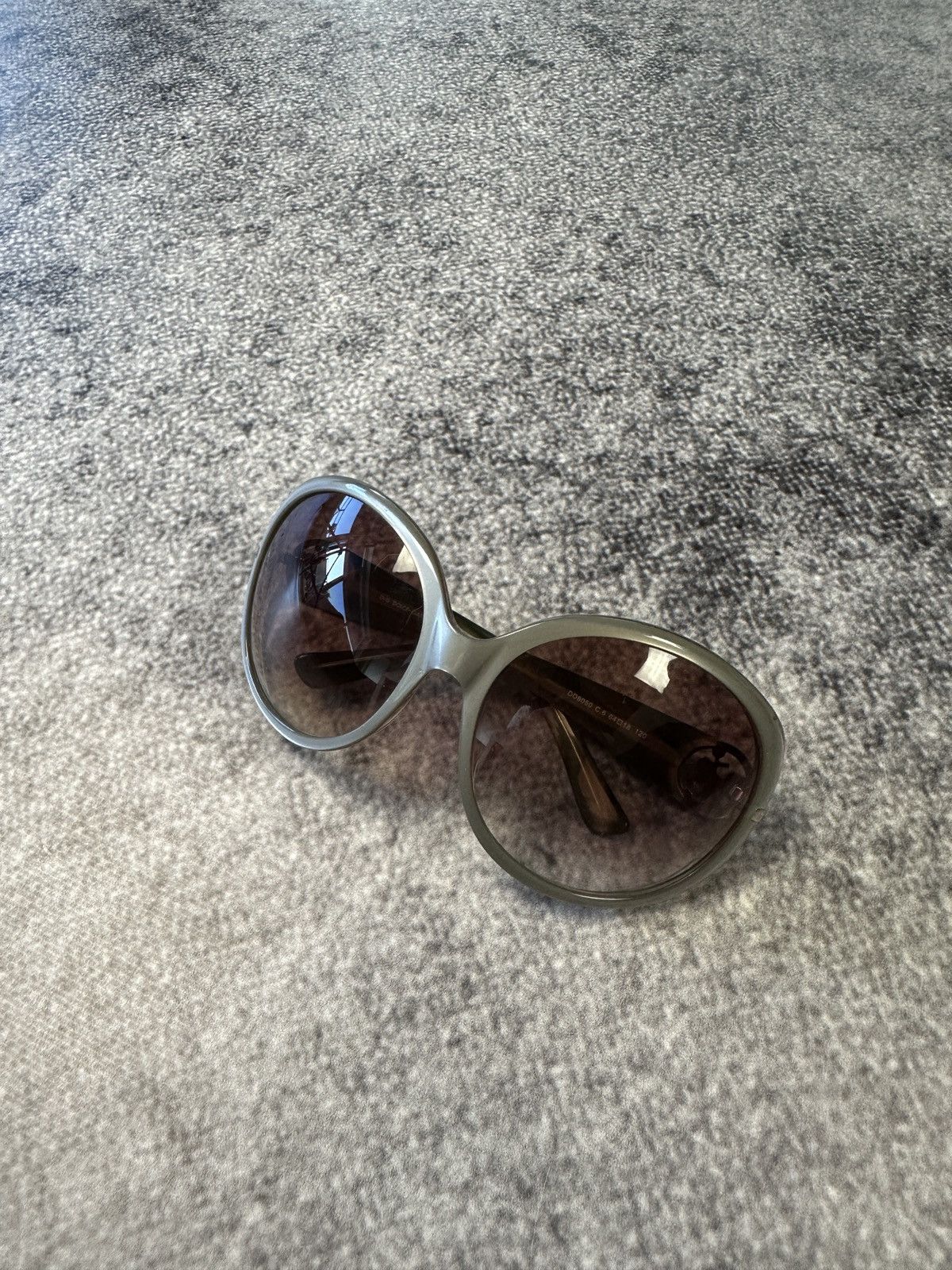 Pre-owned Archival Clothing X Avant Garde Y2k Dolce&gabbana D&g Sunglasses Streetwear Style Opium In Grey