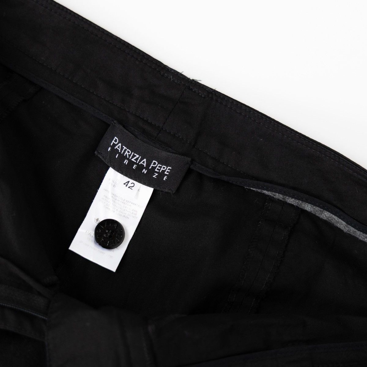 Patrizia Pepe Patrizia Pepe Womens Black Trousers Elegant Stretch Pants Size 28" / US 6 / IT 42 - 5 Thumbnail