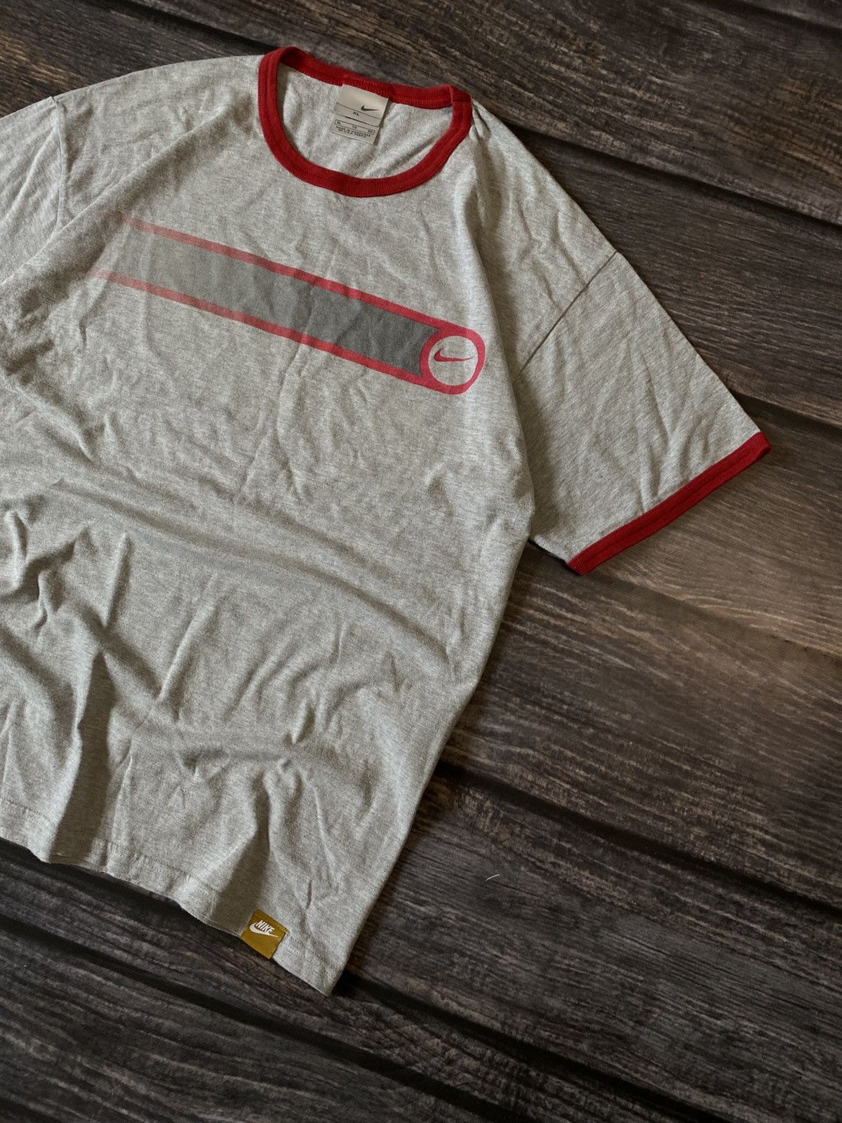 Vintage Nike vintage 90s t-shirt exclusive logo swoosh Size US XL / EU 56 / 4 - 2 Thumbnail