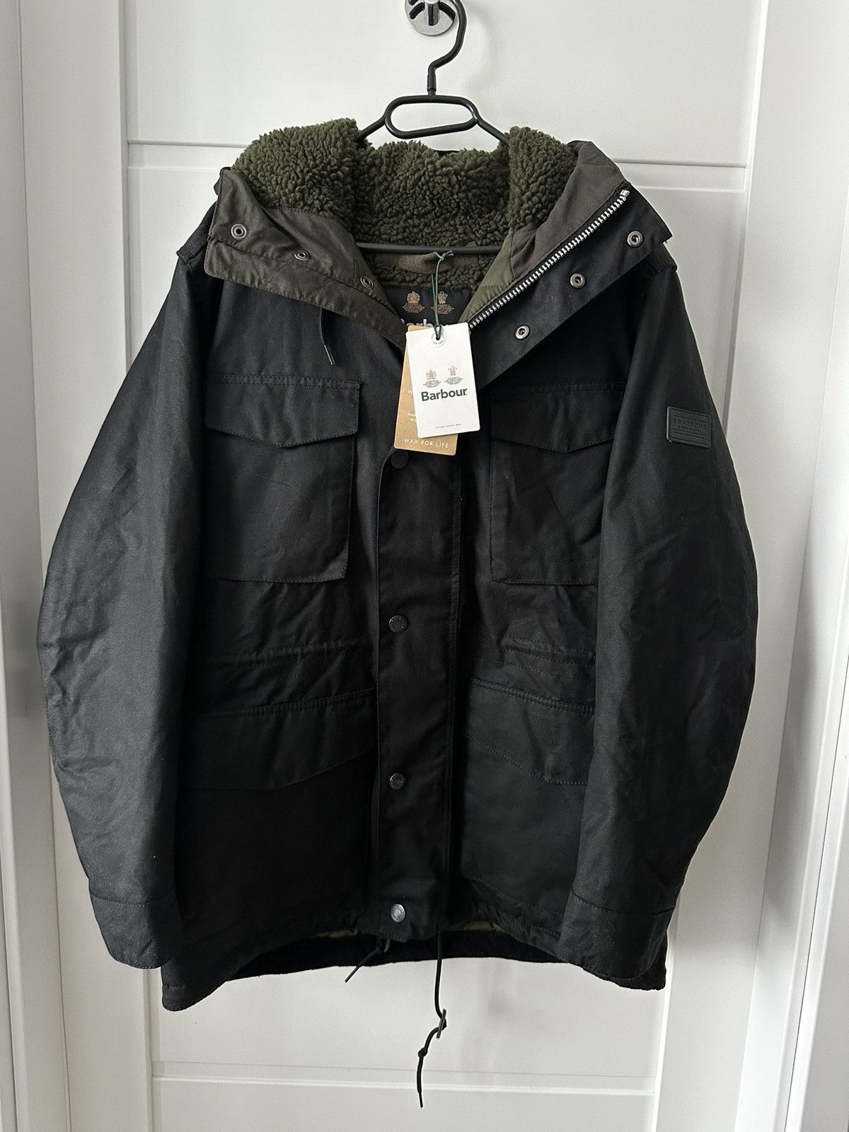 Barbour Barbour nautic waxed hooded jacket MWX1864BK11 Size US S / EU 44-46 / 1 - 2 Thumbnail