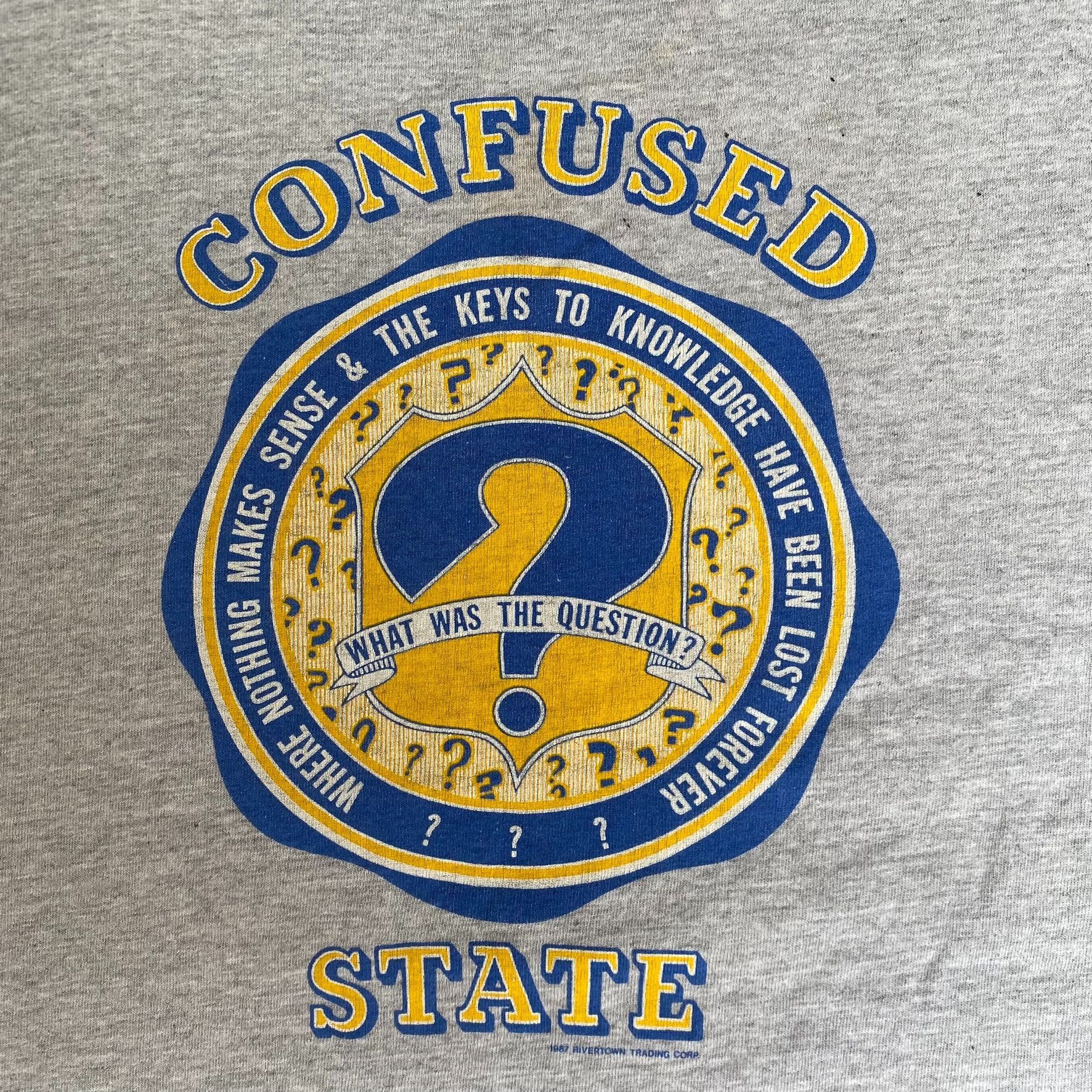 Fruit Of The Loom Vintage 90s Ironic Humor Shirt Funny Sarcastic College Tee Size US XL / EU 56 / 4 - 3 Thumbnail