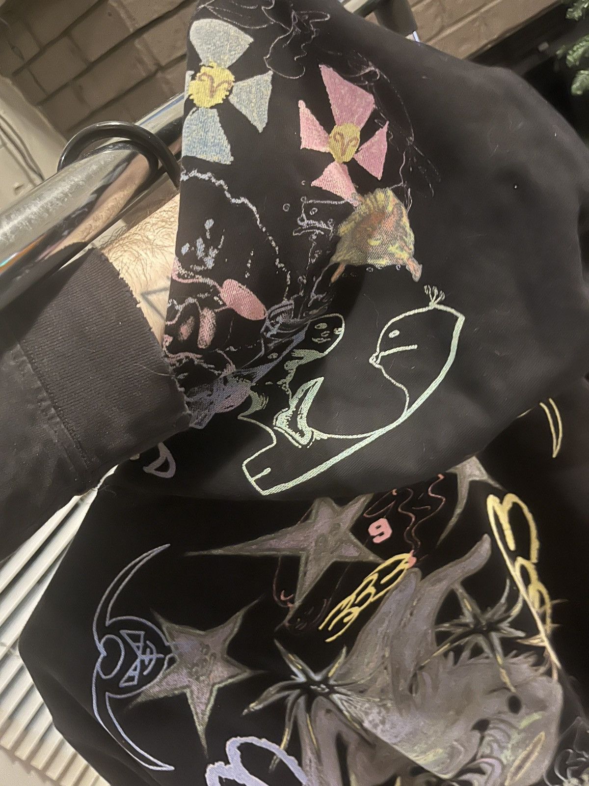 Drain Gang Bladee x Claire Barrow 333 Hoodie Black Size US XL / EU 56 / 4 - 5 Thumbnail