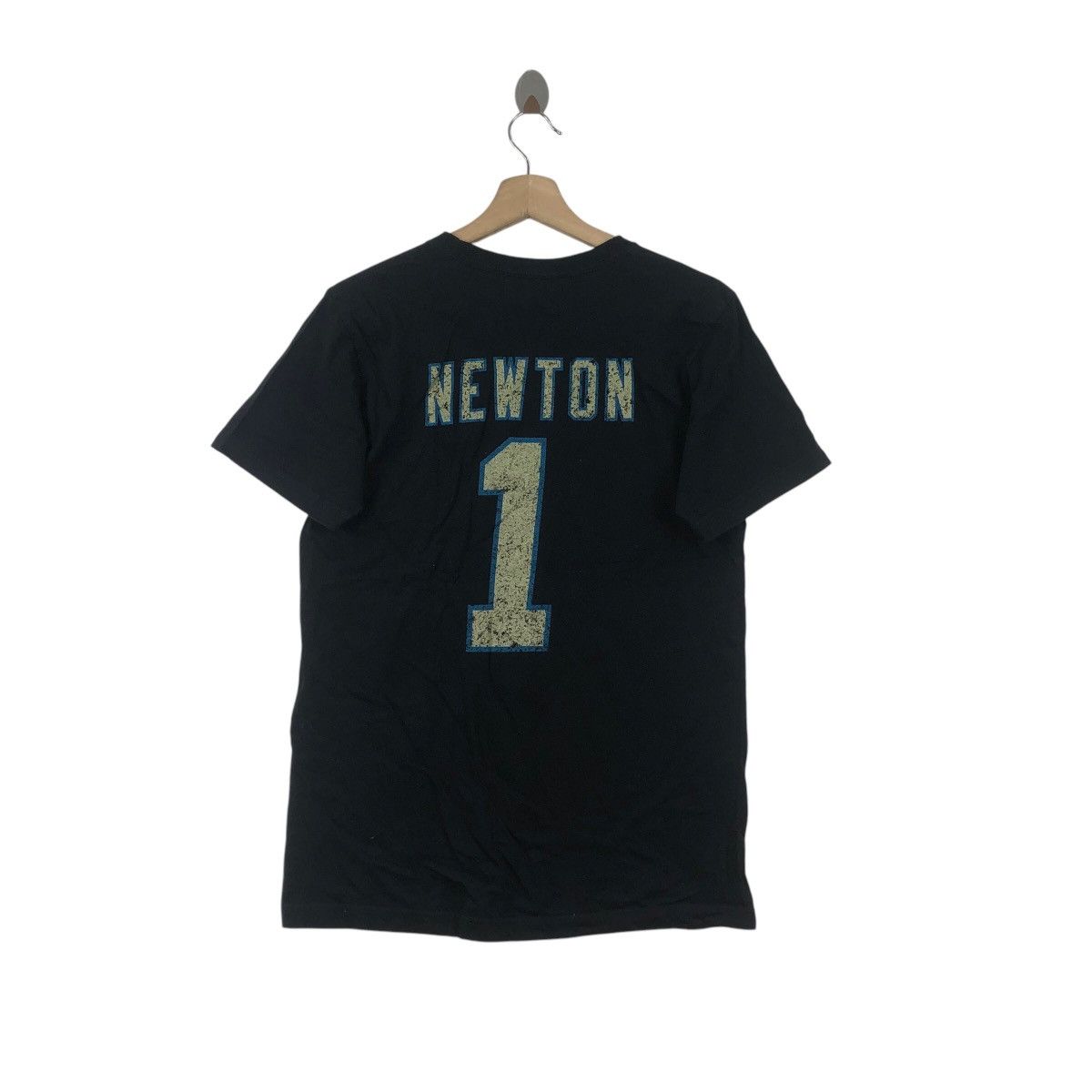 Vintage NFL CAROLINA PANTHERS Cam Newton Quarterback Tee Shirt Top Size US M / EU 48-50 / 2 - 3 Thumbnail
