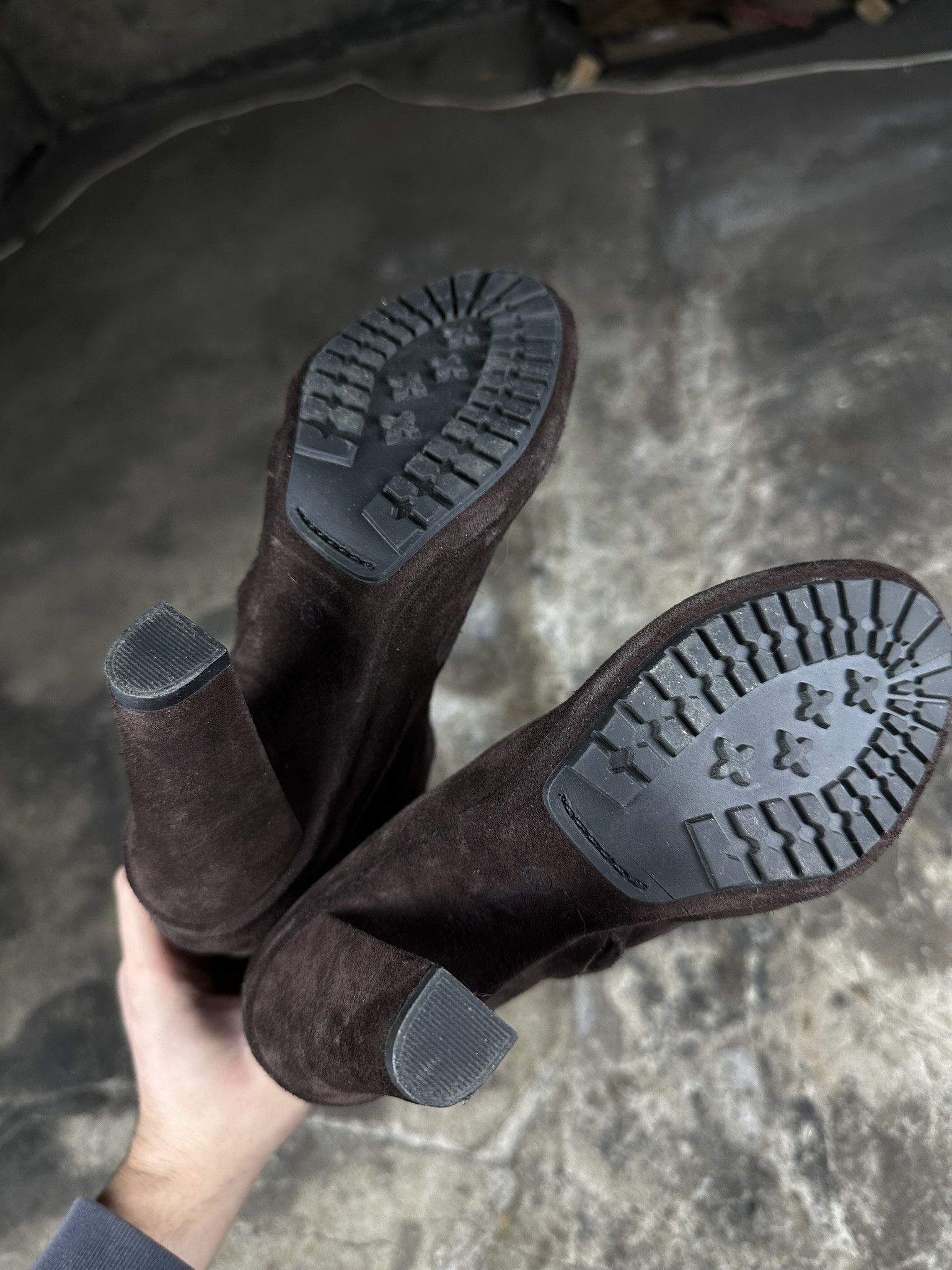 Allsaints Allsaints Stepney Avant Garde Laced Suede Heel Suede Boots Size US 6.5 / IT 36.5 - 9 Thumbnail