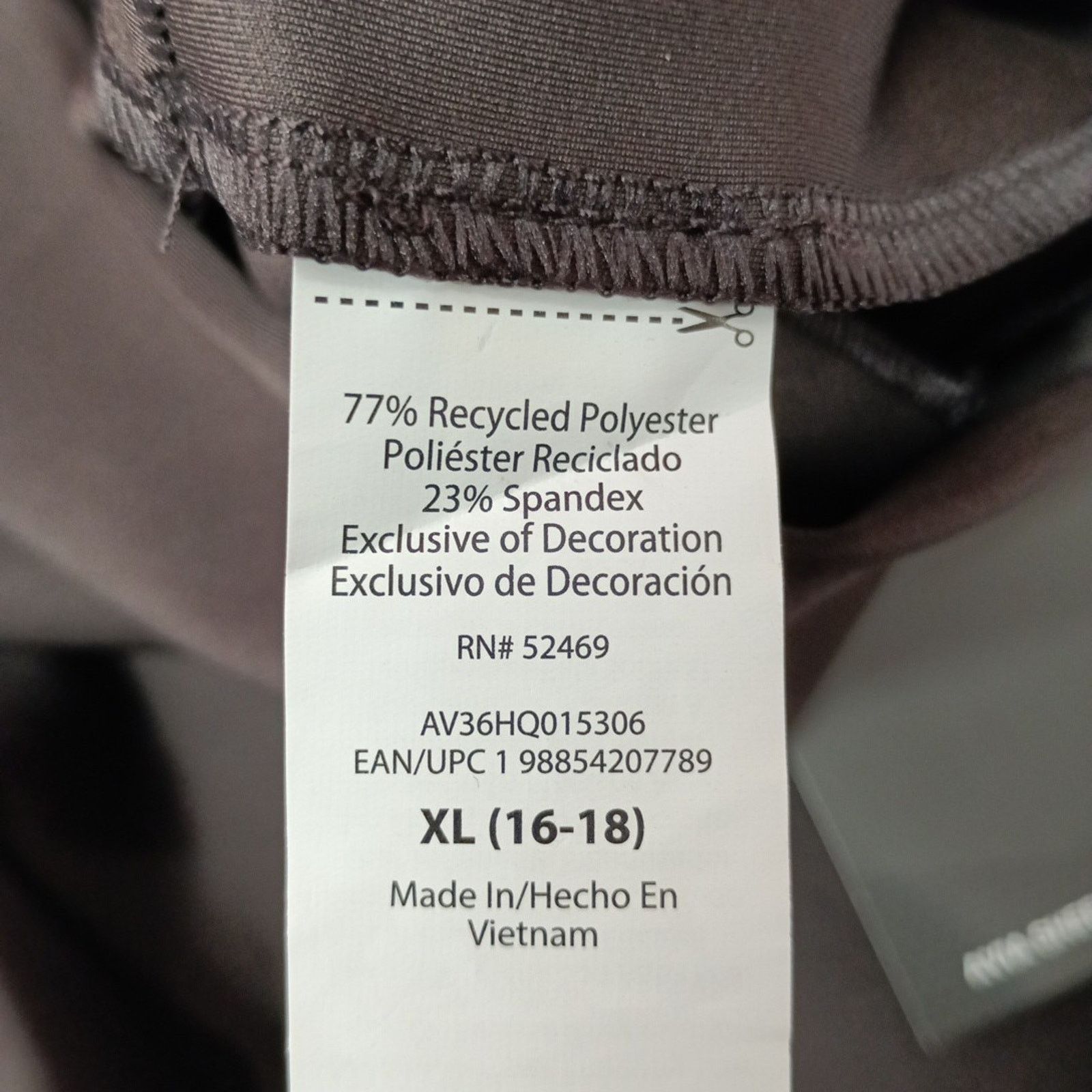 Avia Avia Sheen Leggings Women's XL (16-18) Breen Activewear Size 30" / US 8 / IT 44 - 7 Thumbnail