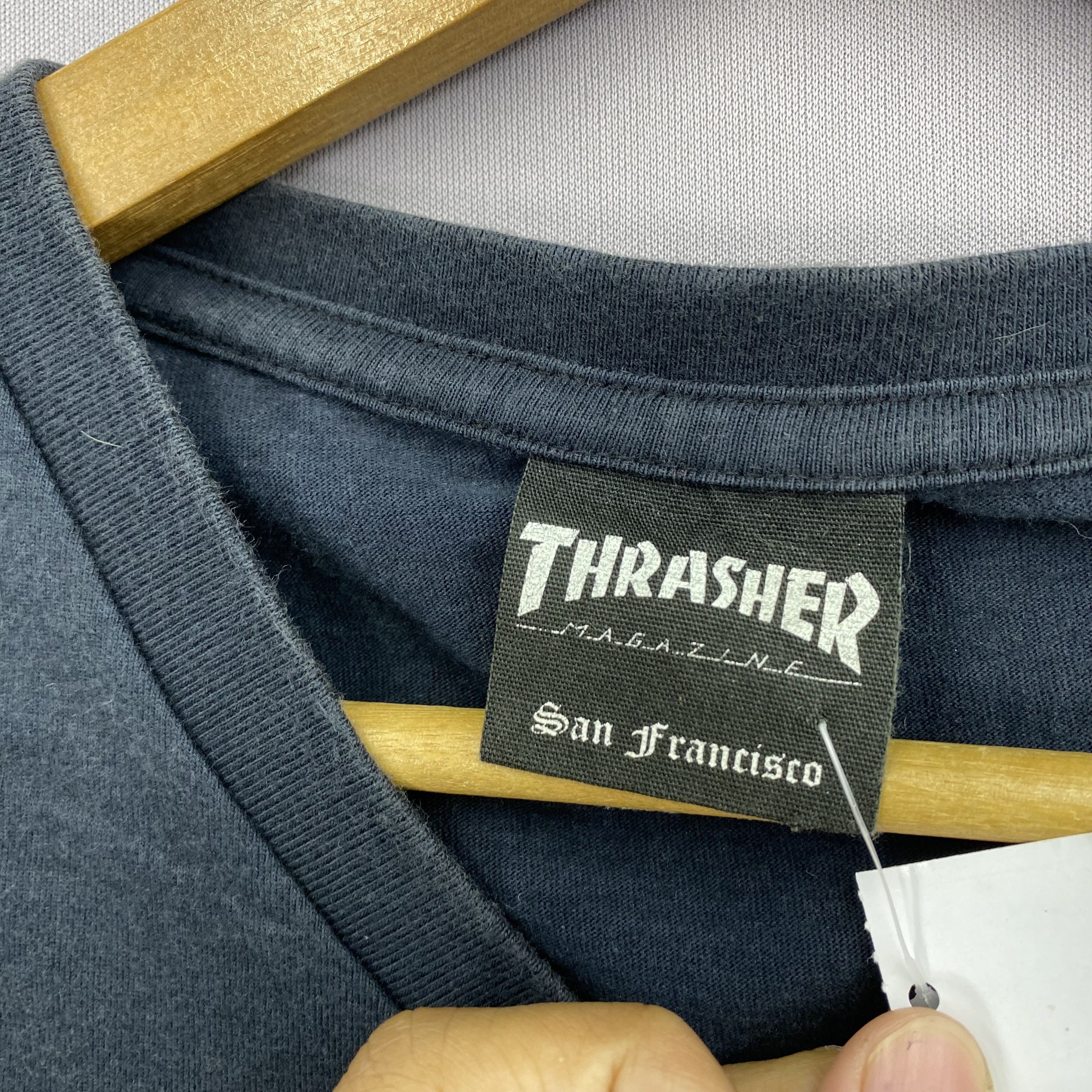 Thrasher Vintage Thrasher Magazine T-Shirt Skateboarding Crewneck Tee Size US M / EU 48-50 / 2 - 4 Thumbnail