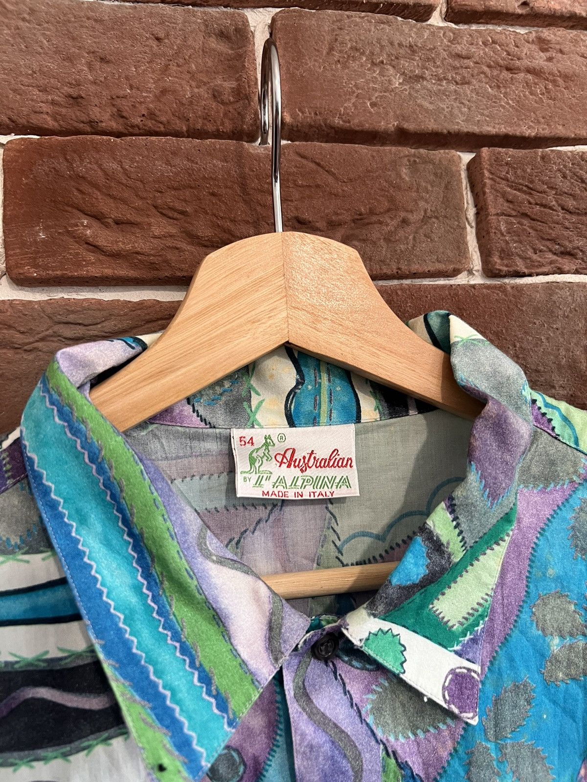 Vintage Rare Vintage 90s Australian L’alpina Button Shirt Gabber Size US L / EU 52-54 / 3 - 5 Thumbnail