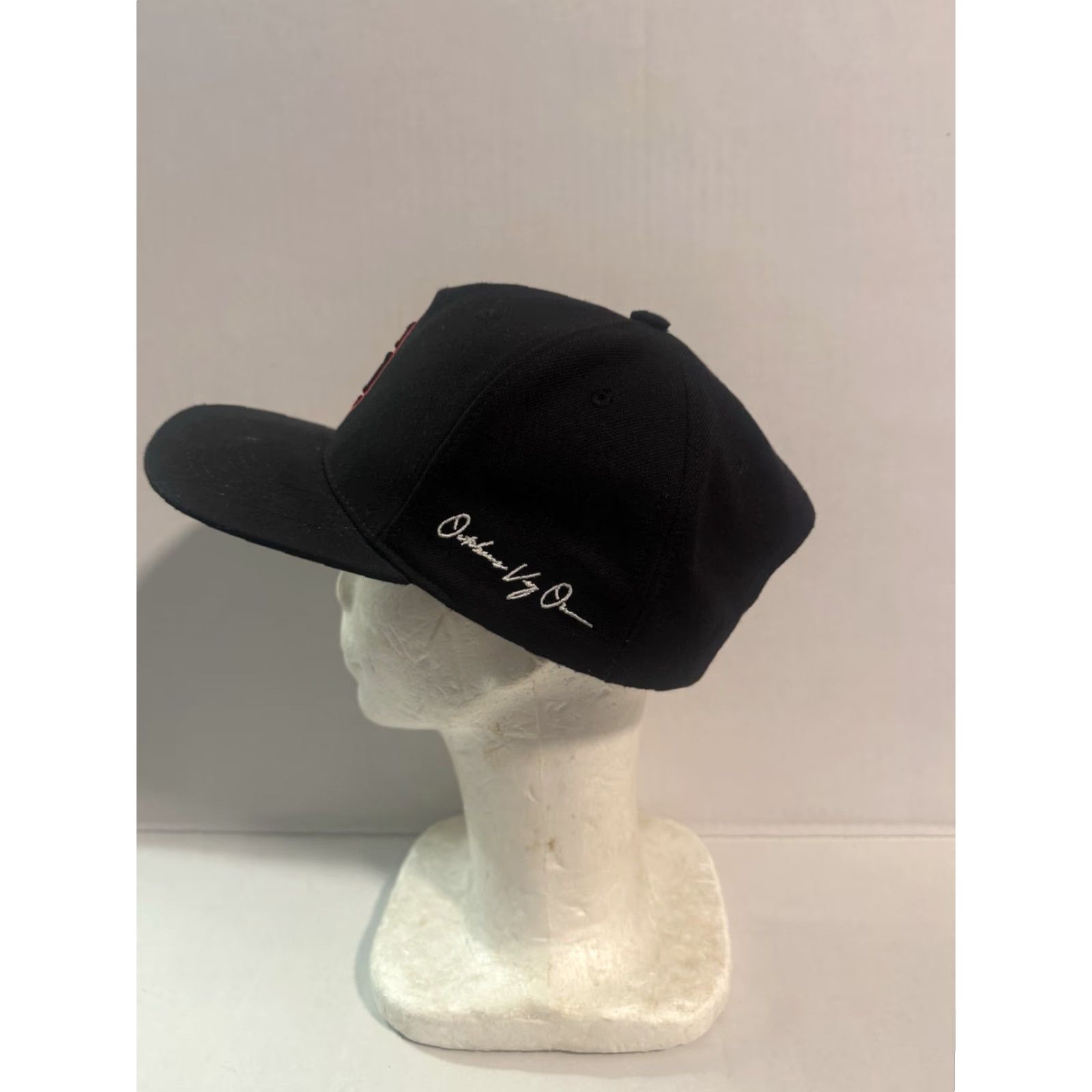 Vintage VINTAGE OVO Snapback Hat, OVO Brand, Men, One Size, Black, Knit Acrylic Wool, Hip Hop, 2012 Take Care Era, Drake HTF Size ONE SIZE - 3 Thumbnail