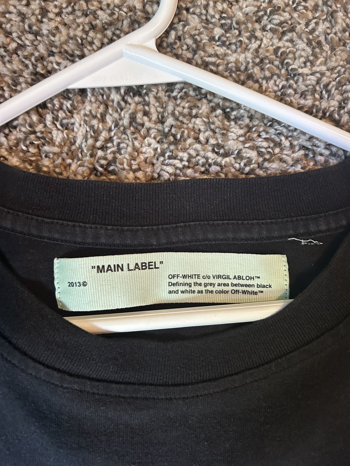 Off-White × Virgil Abloh 2013 off white tee Size US M / EU 48-50 / 2 - 3 Thumbnail