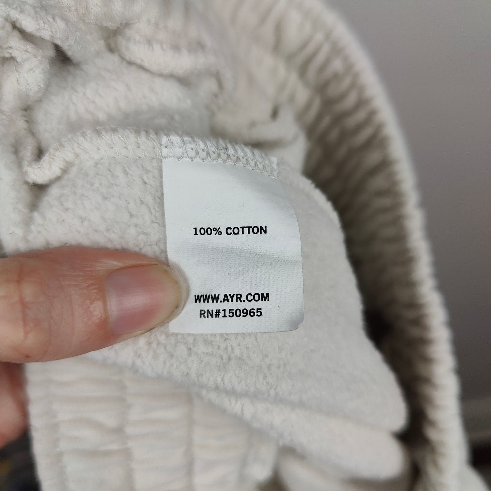 Other Ayr Sweatpants Womens Small Off-White All Year Round Size 27" / US 4 / IT 40 - 6 Thumbnail