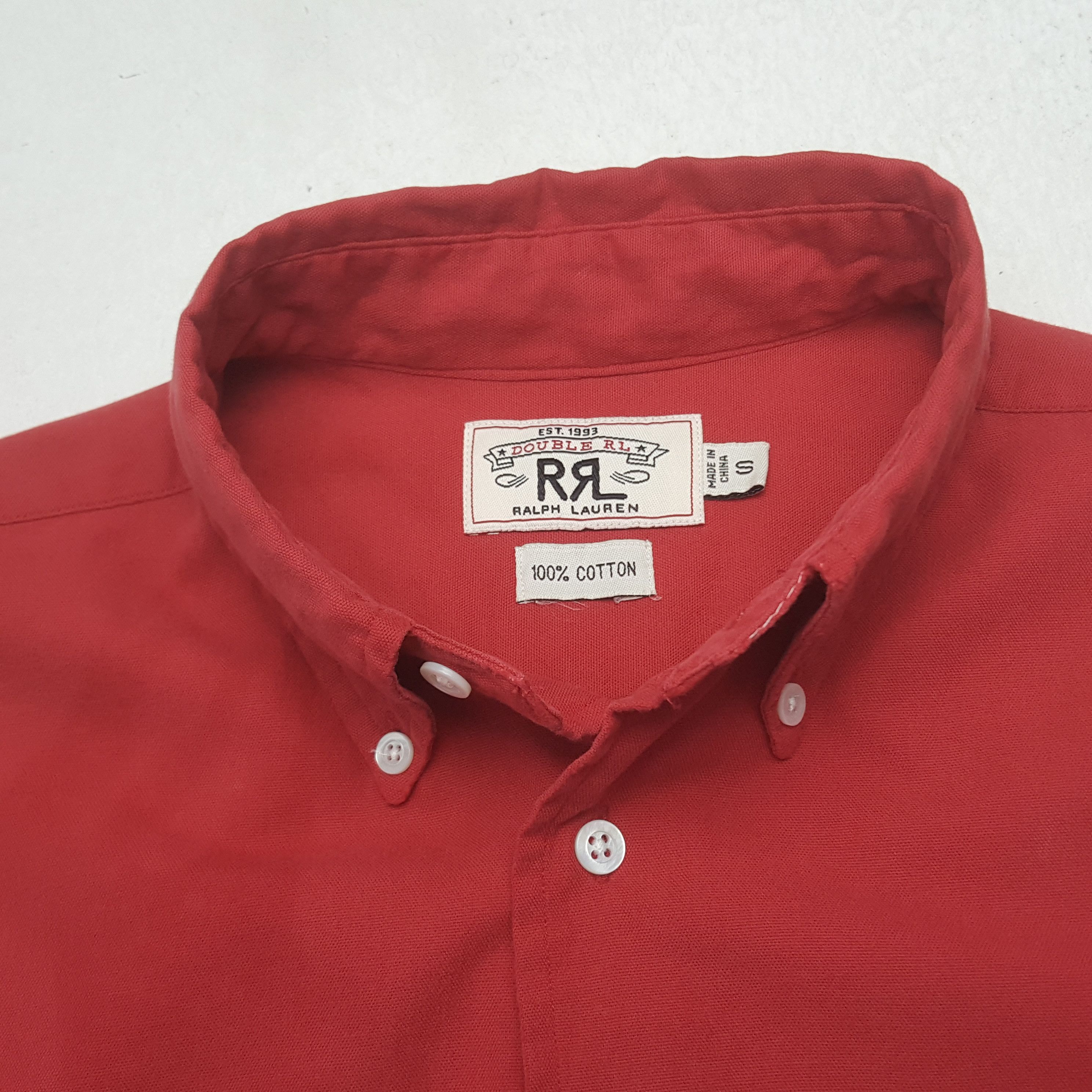 Ralph Lauren Vintage Ralph Lauren American Plain Shirt Button Up RR16 Size US M / EU 48-50 / 2 - 4 Thumbnail