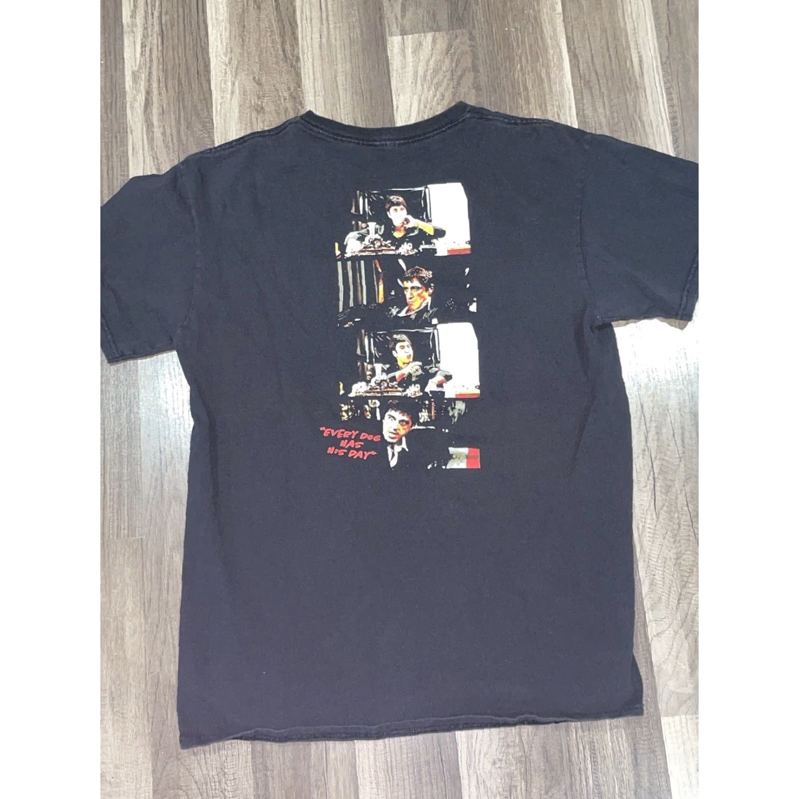 Vintage Scarface Dog Black T-Shirt M Men Size US M / EU 48-50 / 2 - 4 Thumbnail