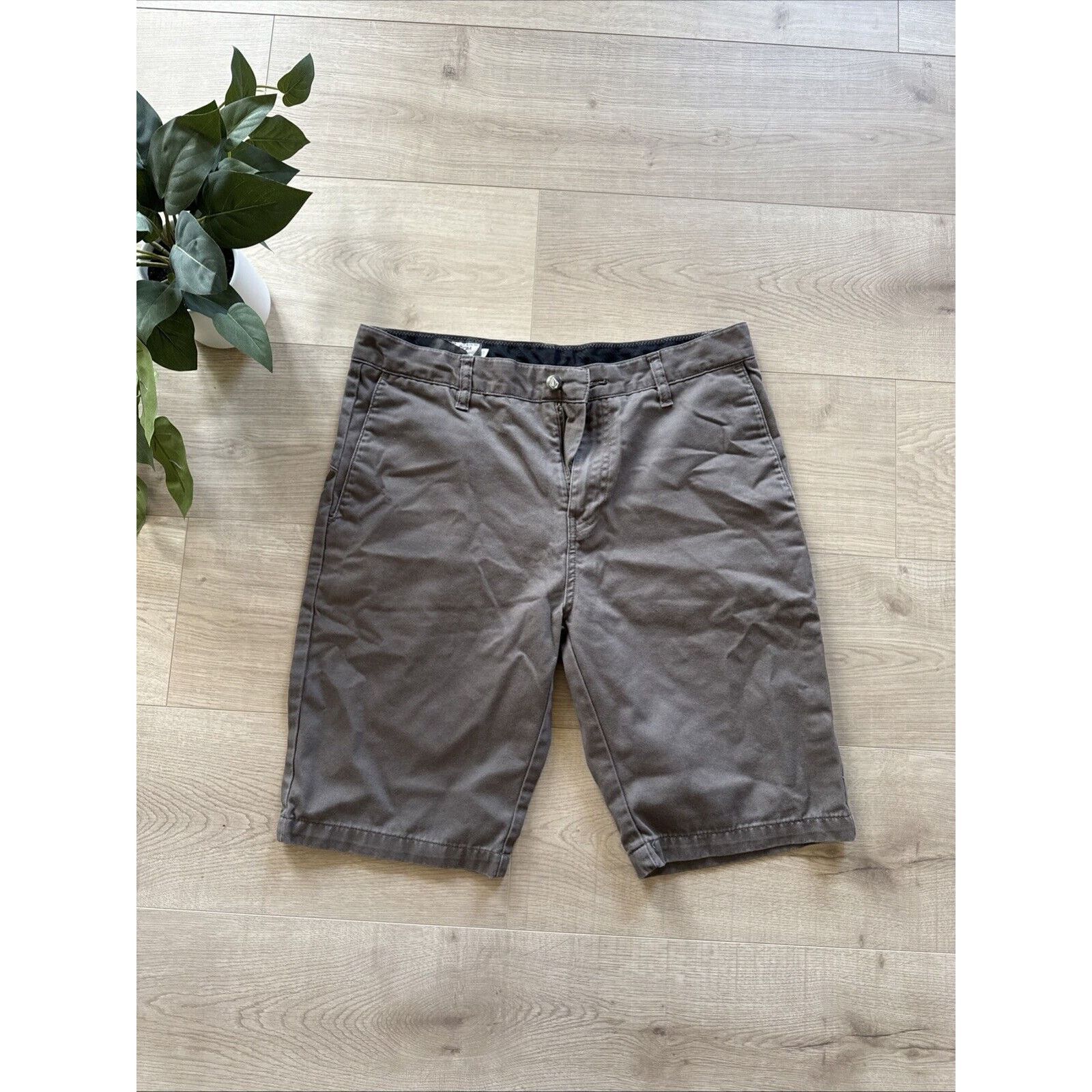 Volcom Men’s Brown Volcom Shorts Size 31 Size US 31 - 1 Thumbnail