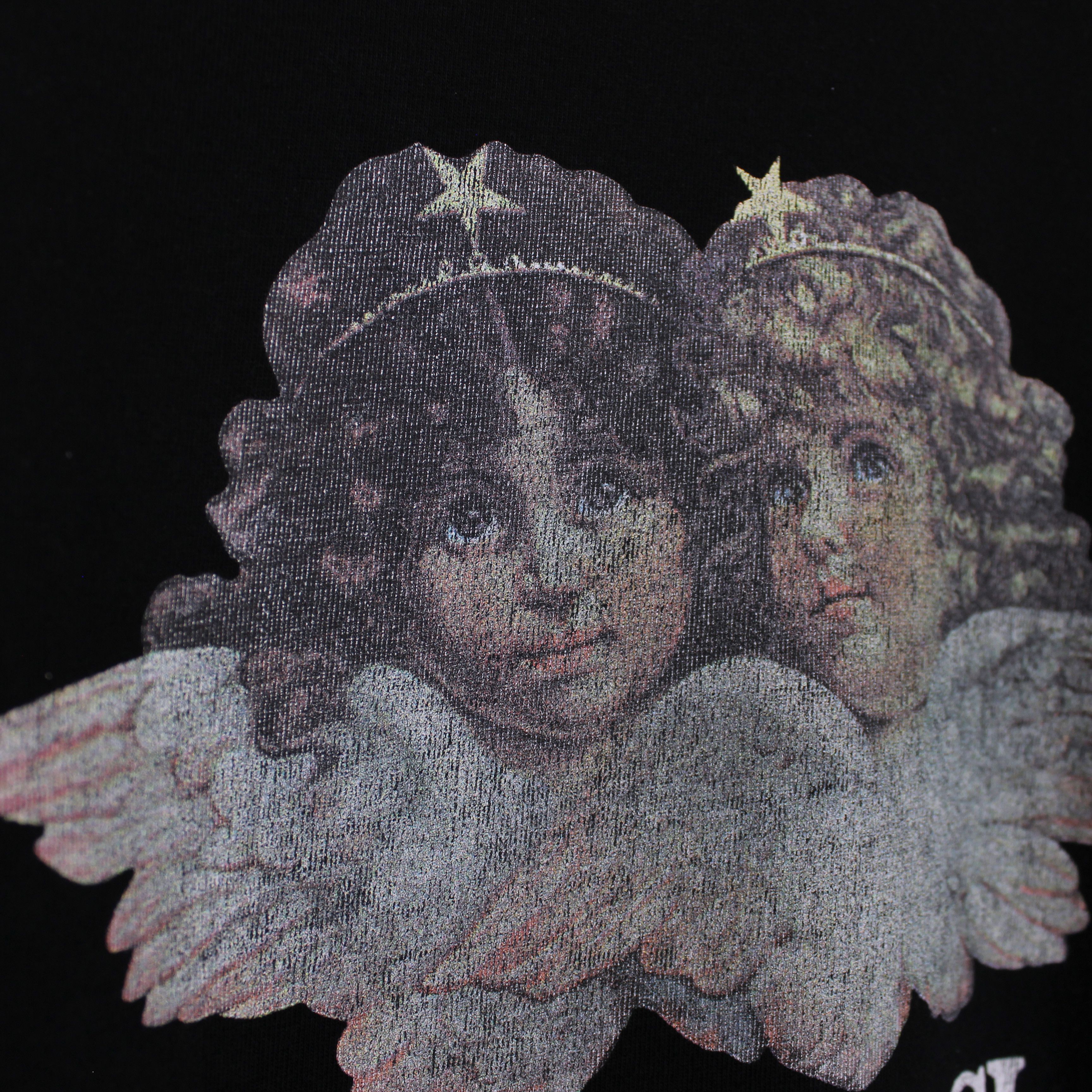 Fiorucci Fiorucci Tee t shirt centr logo angels XS S black Size US XS / EU 42 / 0 - 5 Thumbnail