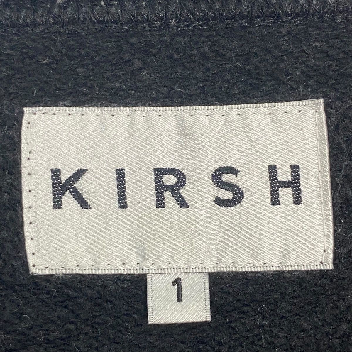 Vintage Vintage KIRSH Sweatshirt Crewneck Black Big Logo Size M Size US M / EU 48-50 / 2 - 7 Thumbnail